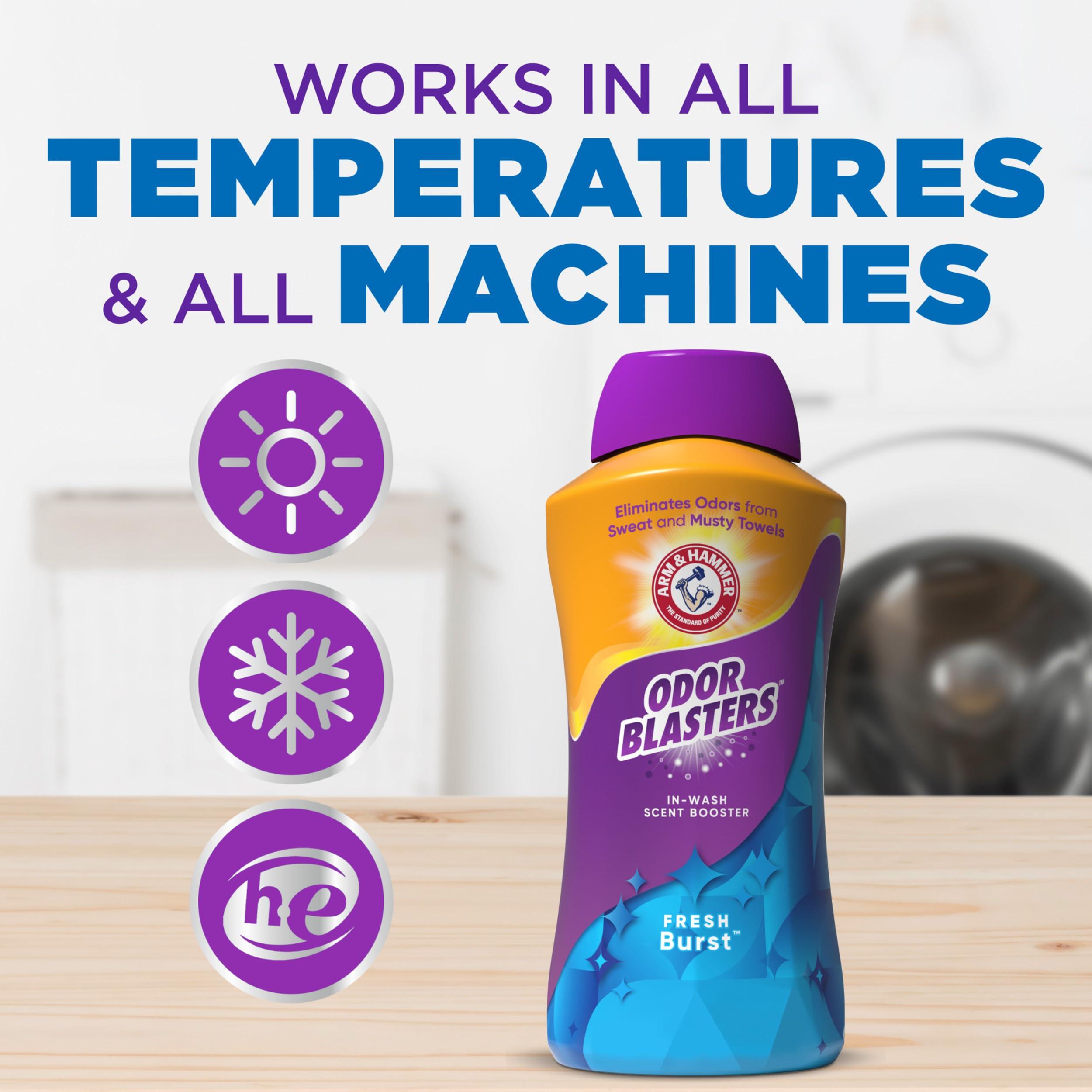 ARM & HAMMER Odor Blasters In-Wash Scent Booster, Laundry Scent Booster Fresh Burst Scent, 45 Oz - Image 9