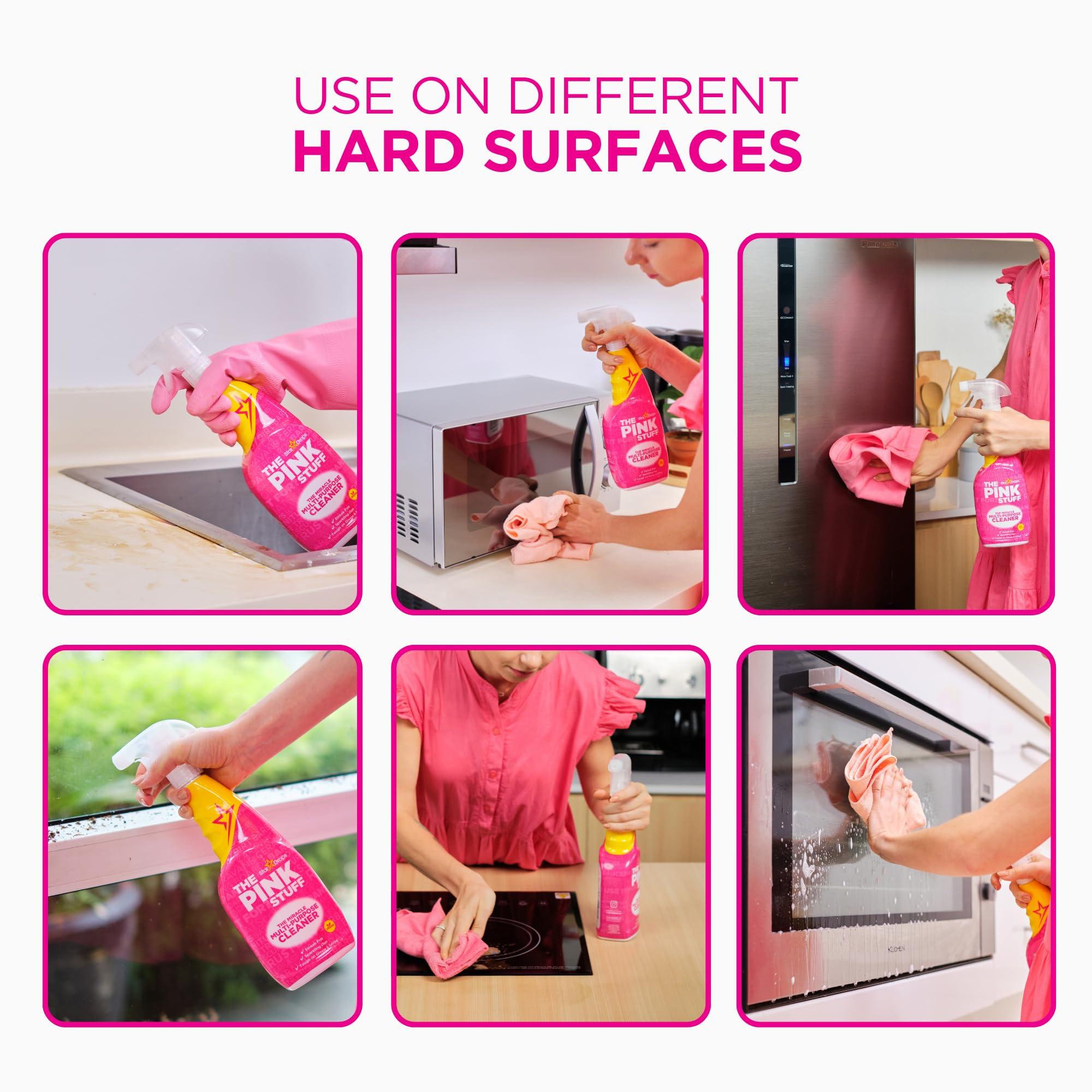 Stardrops - The Pink Stuff - The Miracle Multi-Purpose Cleaning Spray 750ml 3-Pack Bundle (3 Multi-Purpose Spray) - Image 4