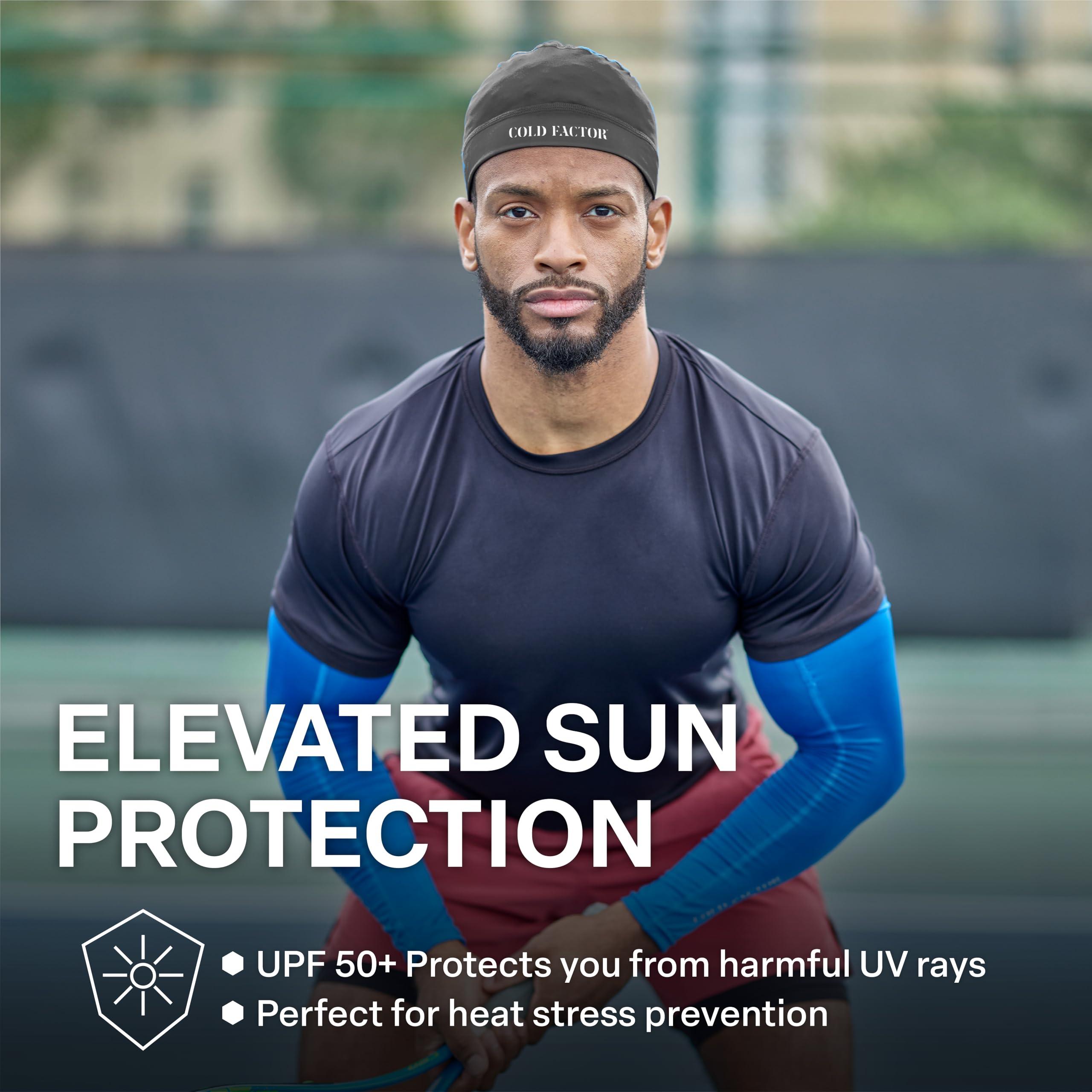 COLD FACTOR Instant Cooling Skull Cap and Helmet Liner 2 Pack | UPF 50+ | Chemical-Free Evaporative Cooling | Lasts 2+ Hours - Image 6