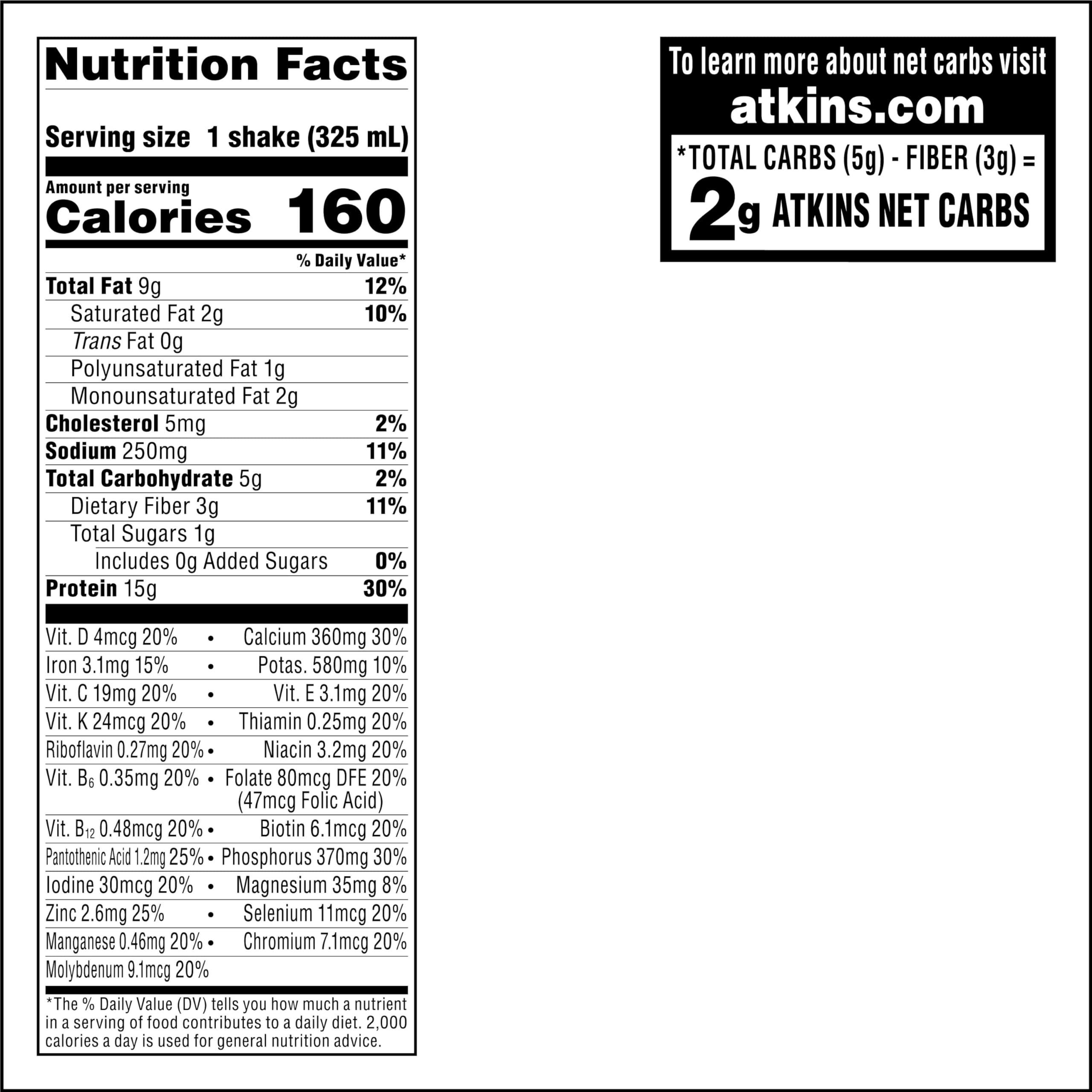 Atkins Milk Chocolate Delight High Protein Shake, 15g Protein, Low Glycemic , 2g Net Carb, 1g Sugar, Keto Friendly , Chocolate Flavored Protein Shakes, 12 Count - Image 6