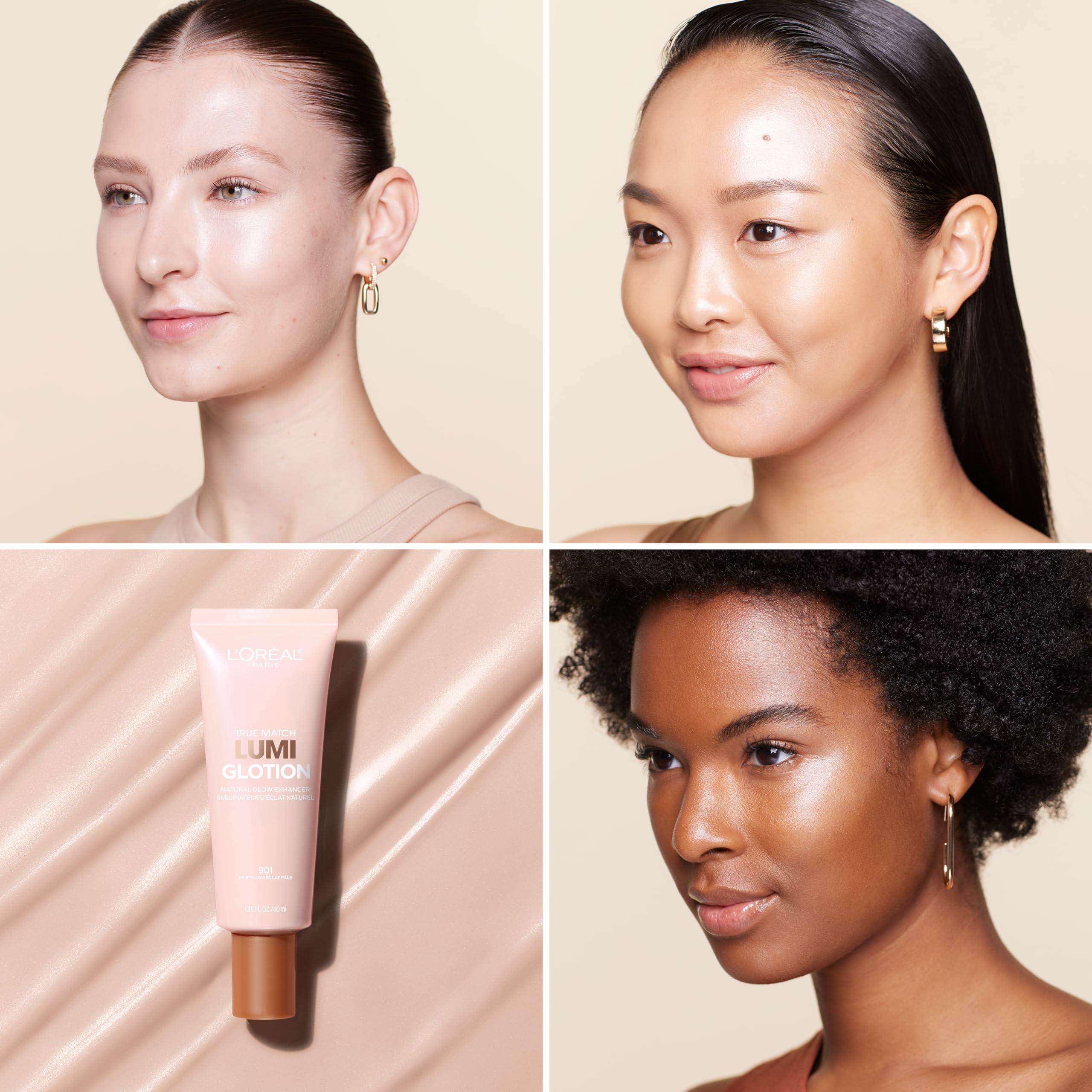 L'Oreal Paris Makeup True Match Lumi Glotion, Natural Glow Enhancer, Illuminator Highlighter, Bronzing Drops For a Sun-Kissed Glow, 901 Fair - Image 7
