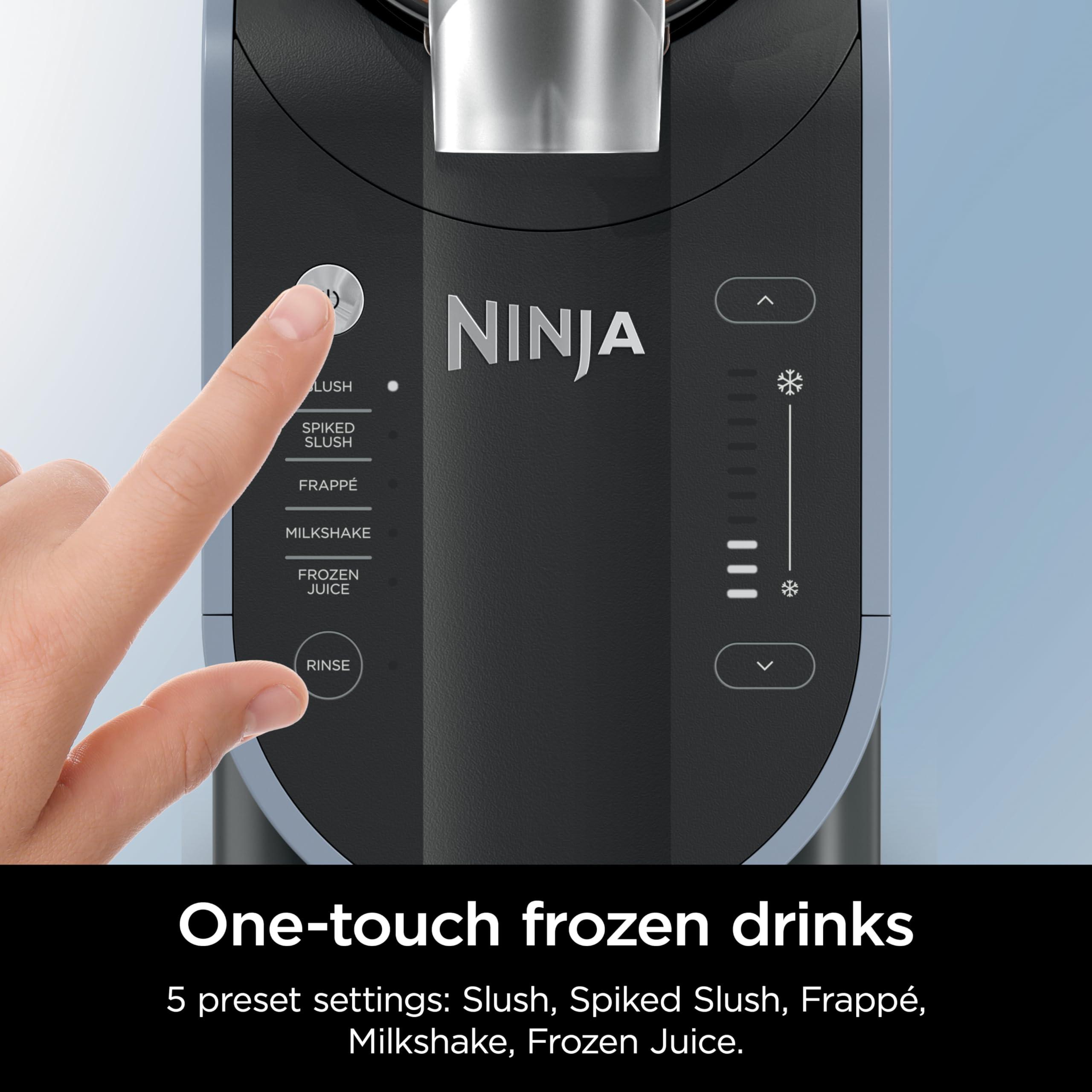 Ninja SLUSHi with RapidChill Technology, 88 oz. Frozen Drink & Slushie Machine, 5 Preset Programs, Margaritas, Frappés, and More, Premium Accents, Black, FS301 - Image 6