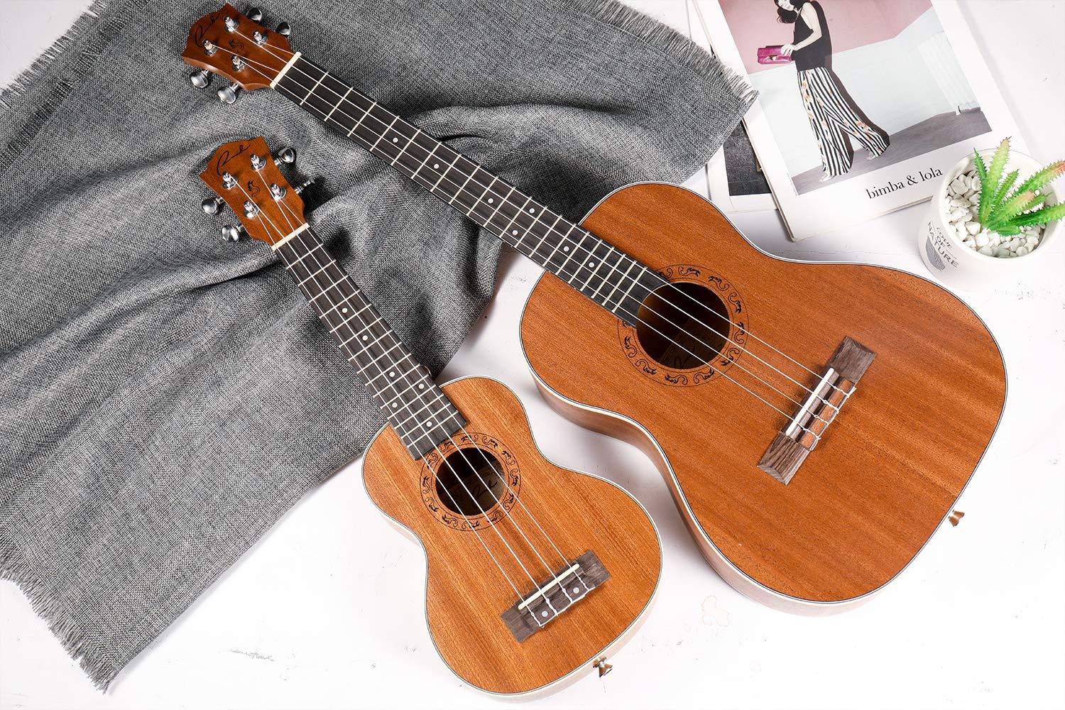 Ranch Baritone Ukulele 30 inch Ukelele Instrument Kit for Beginners Starter Pack Bundle Gig bag, Tuner, Strap, Adjustable Tool Set - Image 6