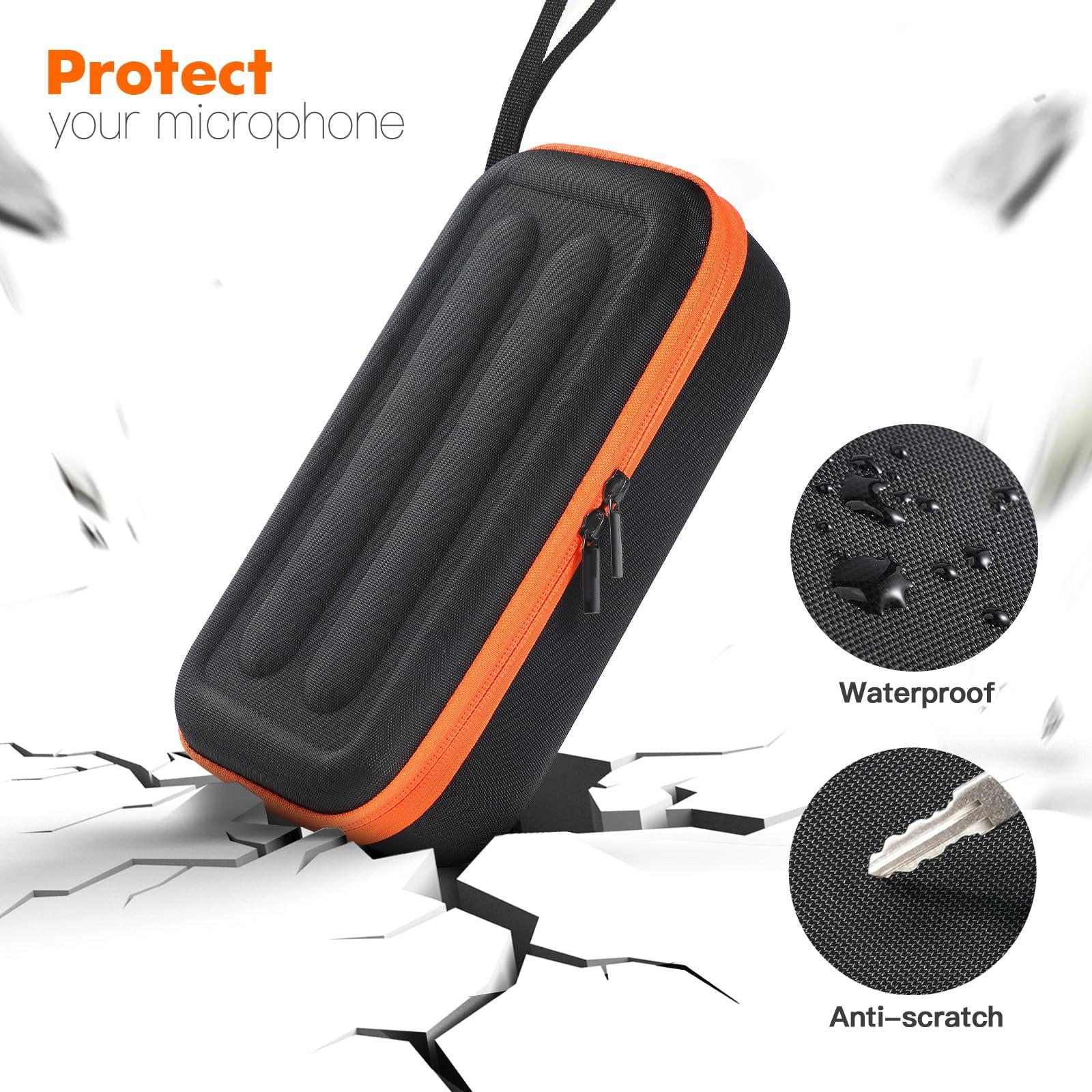 XBERSTAR Microphone Case for JBL Partybox Encore, Portable Organizer, Dual Mic Travel Case, Battery Version - Image 3