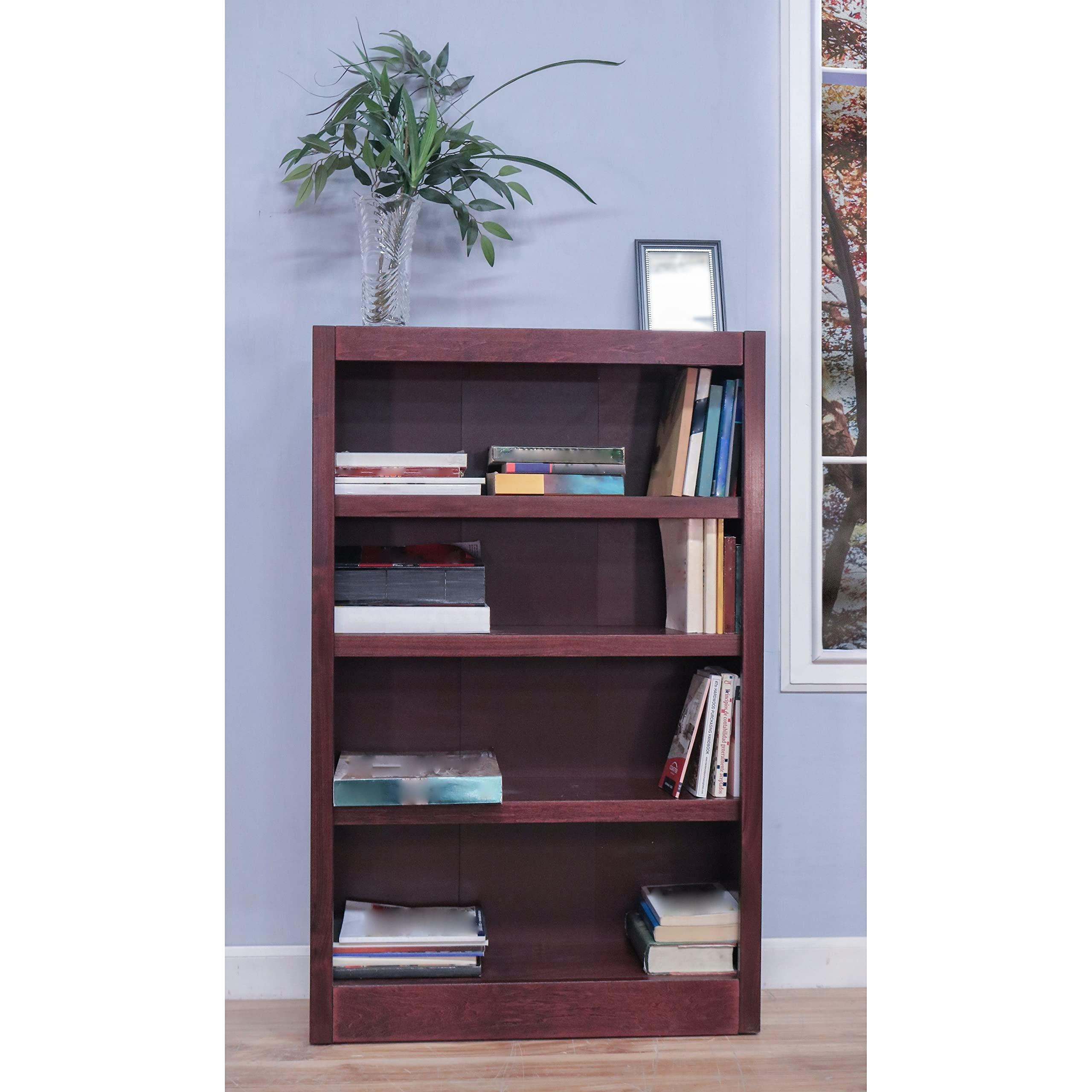 Concepts In Wood Midas Four Shelf Bookcase 48" H Cherry Finish - Image 2