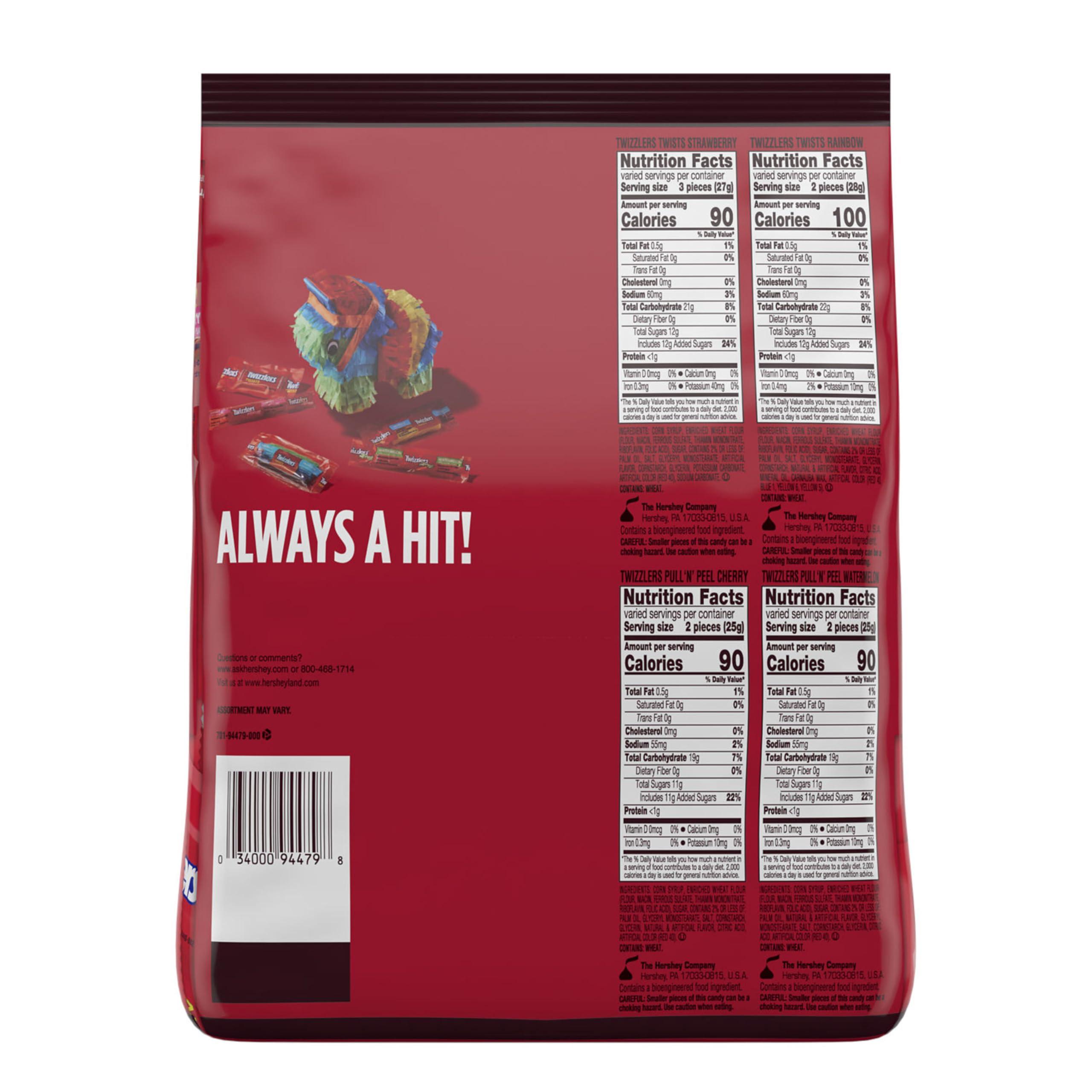 TWIZZLERS Assorted Flavored Licorice Style, Candy Bulk Party Pack, 46.34 oz - Image 3
