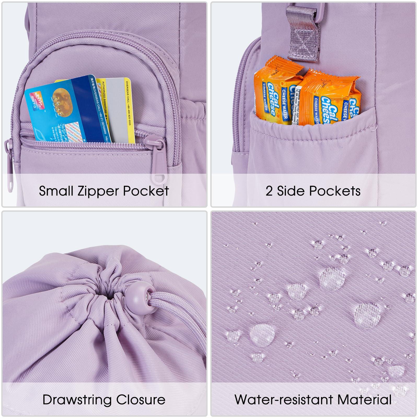sportsnew Water Bottle Holder with Strap 32oz 40oz Insulated Water Bottle Carrier Sling Bag with Phone Pocket Crossbody - Image 4