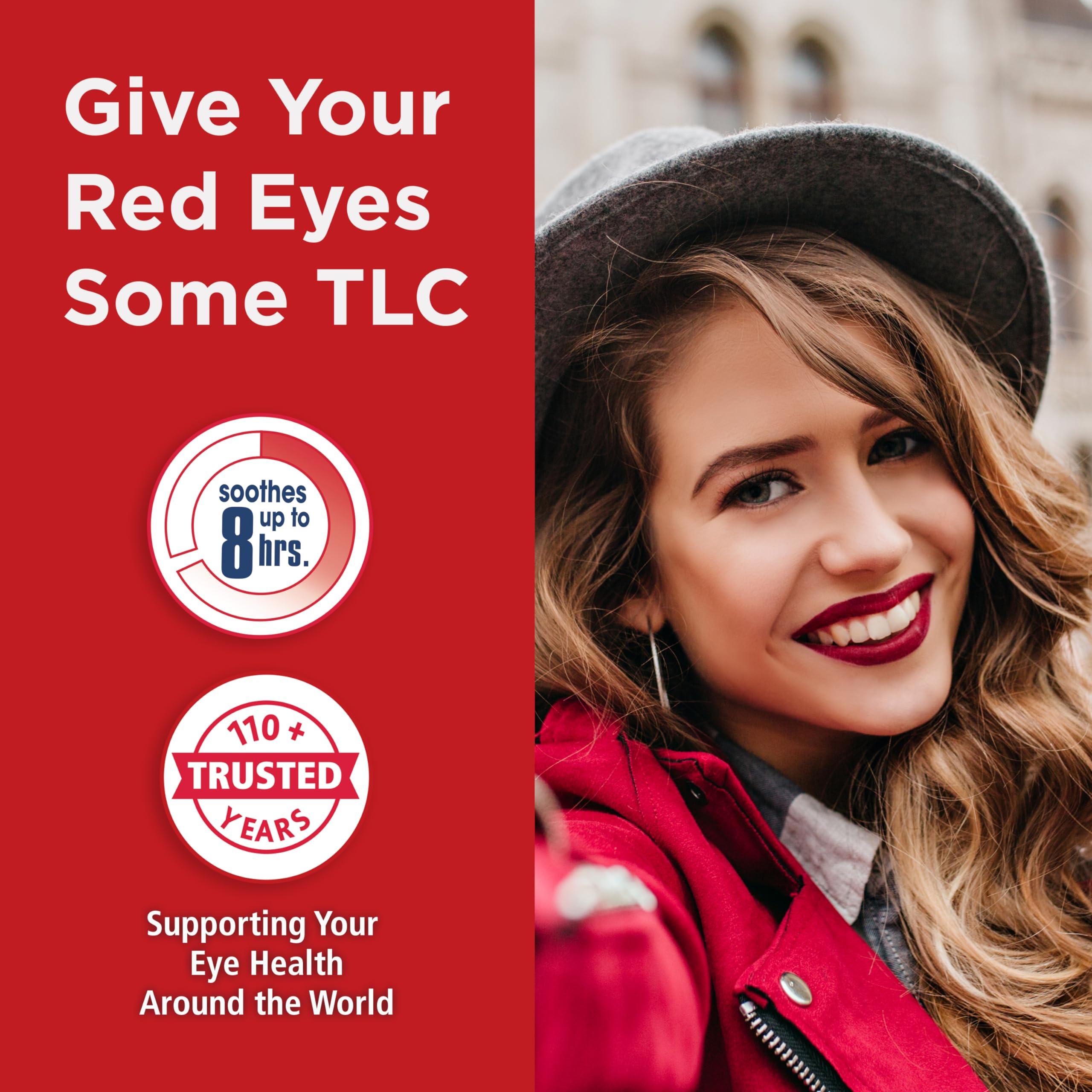 Rohto Max Strength Redness Reliever, Lubricant Eye Drops, Fast, Cooling Relief for Red, Dry, Itchy Eyes,Redness and Dry Eye Symptom Relief, Refreshing Eye Drops, 0.4 fl oz (3 Pack) - Image 3