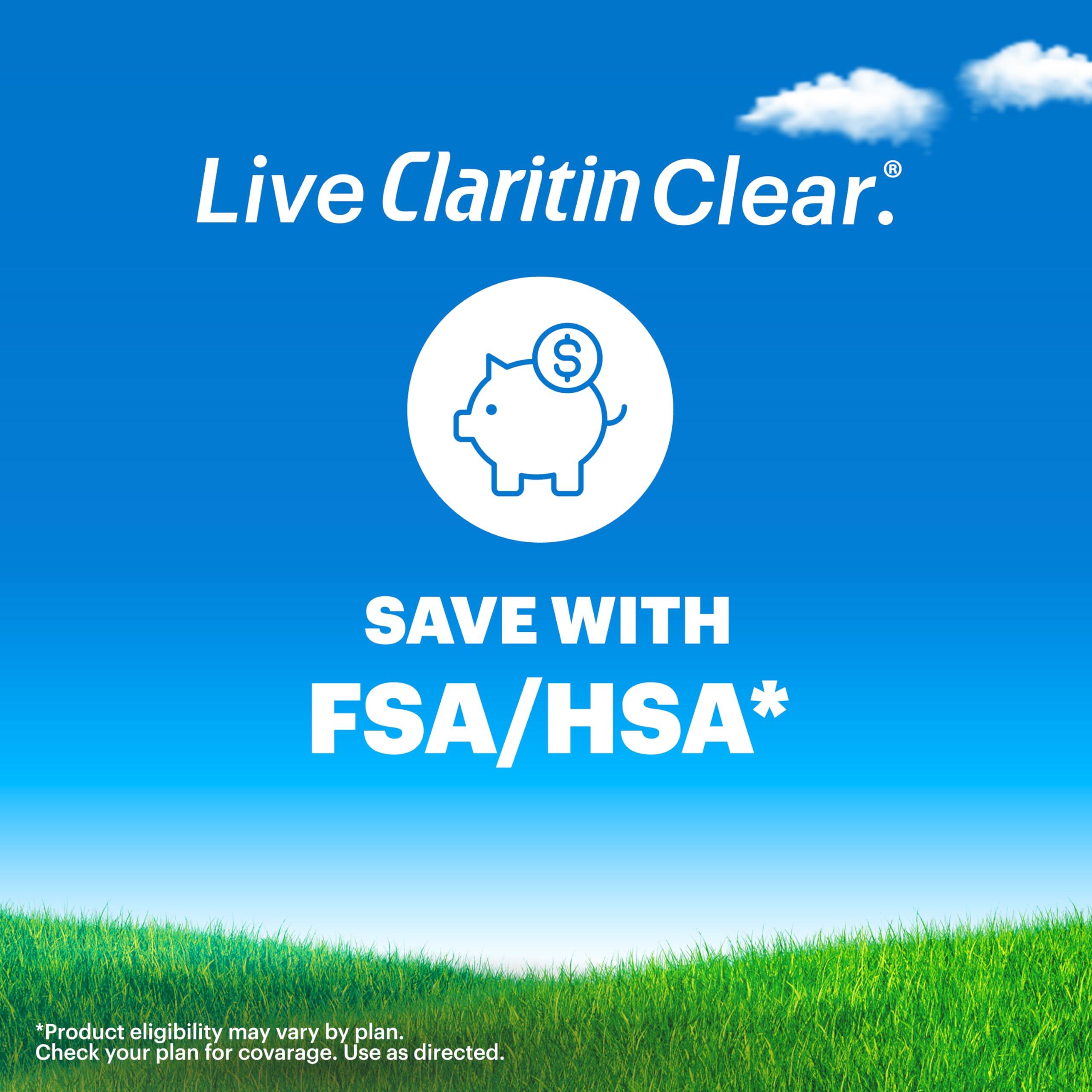 Claritin Allergy Medicine for Adults, 24-Hour Non-Drowsy Loratadine 10mg Pills, Antihistamine, 30 Tablets + 1ct On-The-Go Relief - Image 7