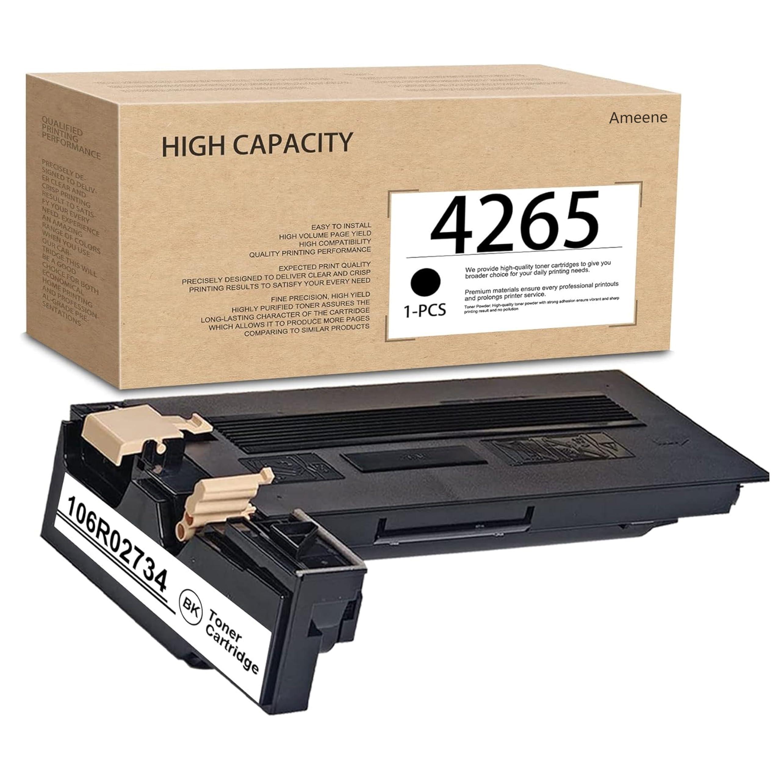 106R02734 Black High Yield Toner Cartridge 1 Pack(25,500 Pages): Compatible 4265 Toner Cartridge Replacement for Xerox WorkCentre 4265 4265X 4265S 4265XF Printer