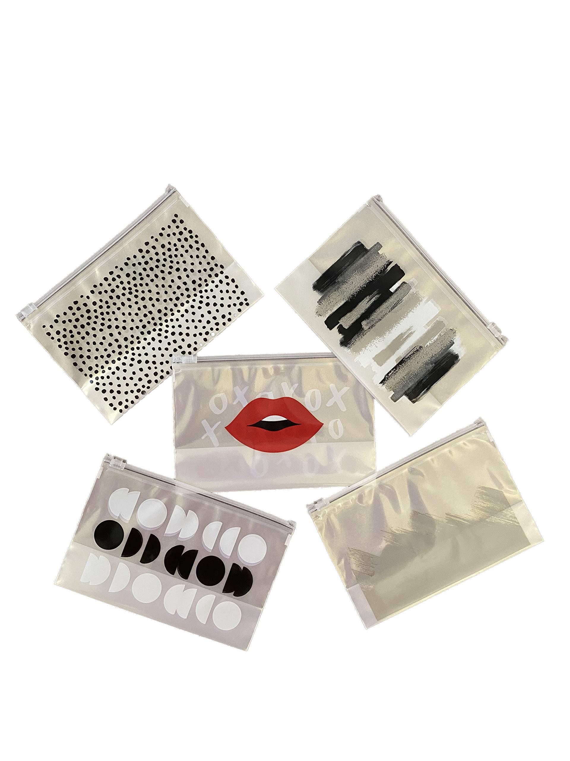 Makeup And Accessory Bags, Contain The Clutter, Use in Gym, Airport, Poolside, Desk, Date Night, Brushes, Lotion (15 Designs Bags) (Chic Collection) - Image 4