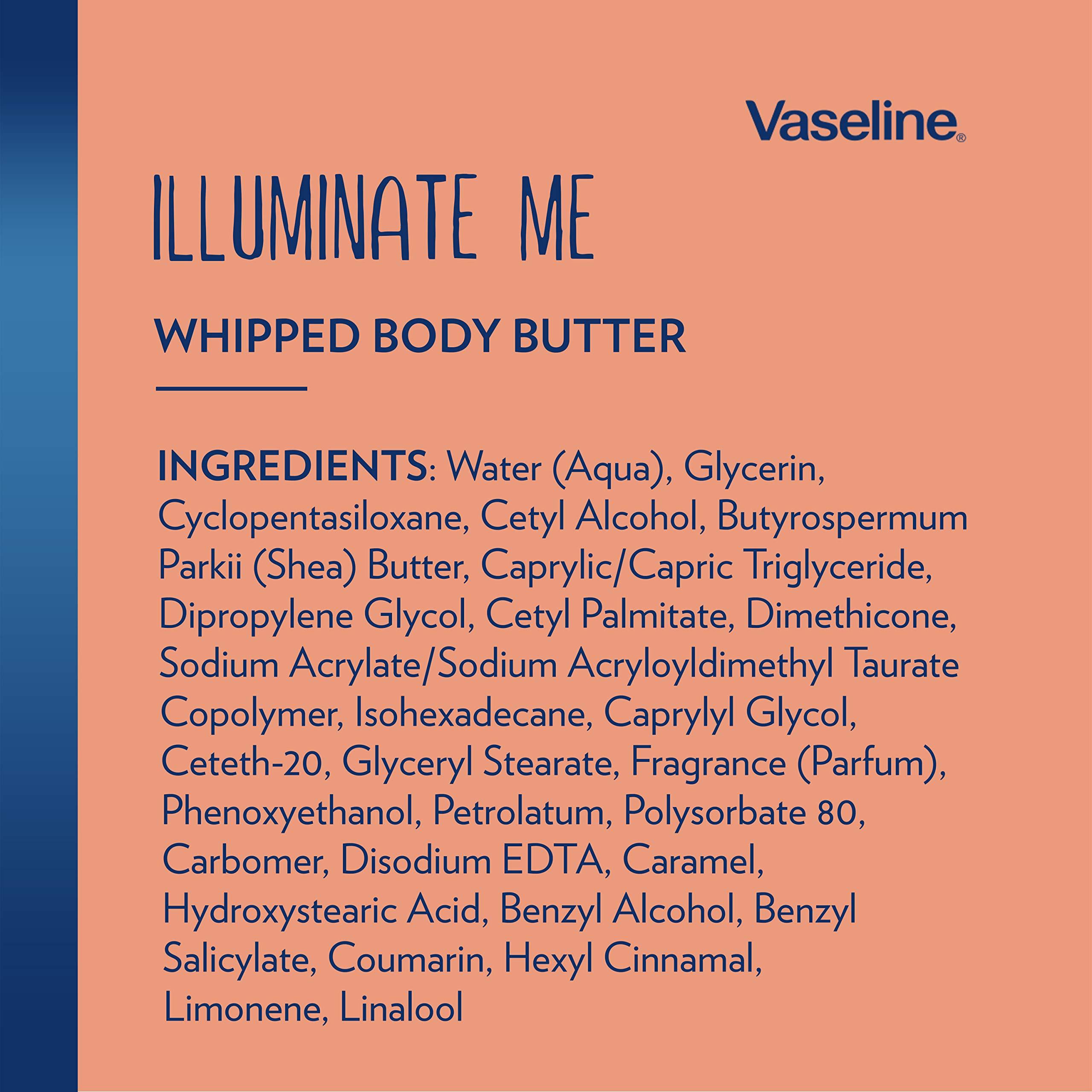 Vaseline Illuminate Me Body Butter & Body Oil - Shimmering Body Bronzer, Hydrating Whipped Organic Shea Butter with 24-Hour Moisture for Melanin-Rich Skin, Radiant Body Glow Oil (2 Piece Set) - Image 9