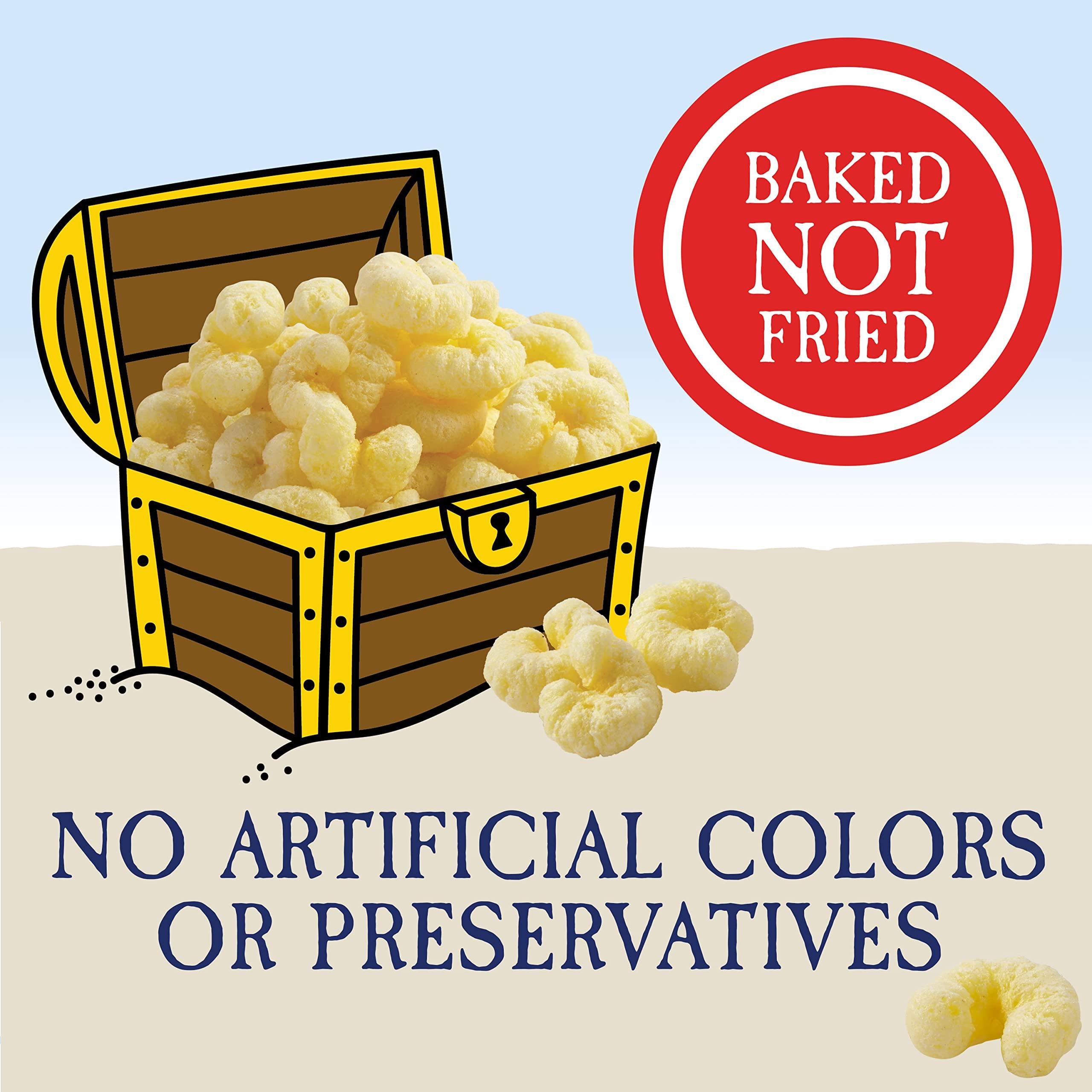 Pirate's Booty Aged White Cheddar Cheese Puffs, Gluten-Free, Kids Snacks, 0.5oz (24ct) - Image 5