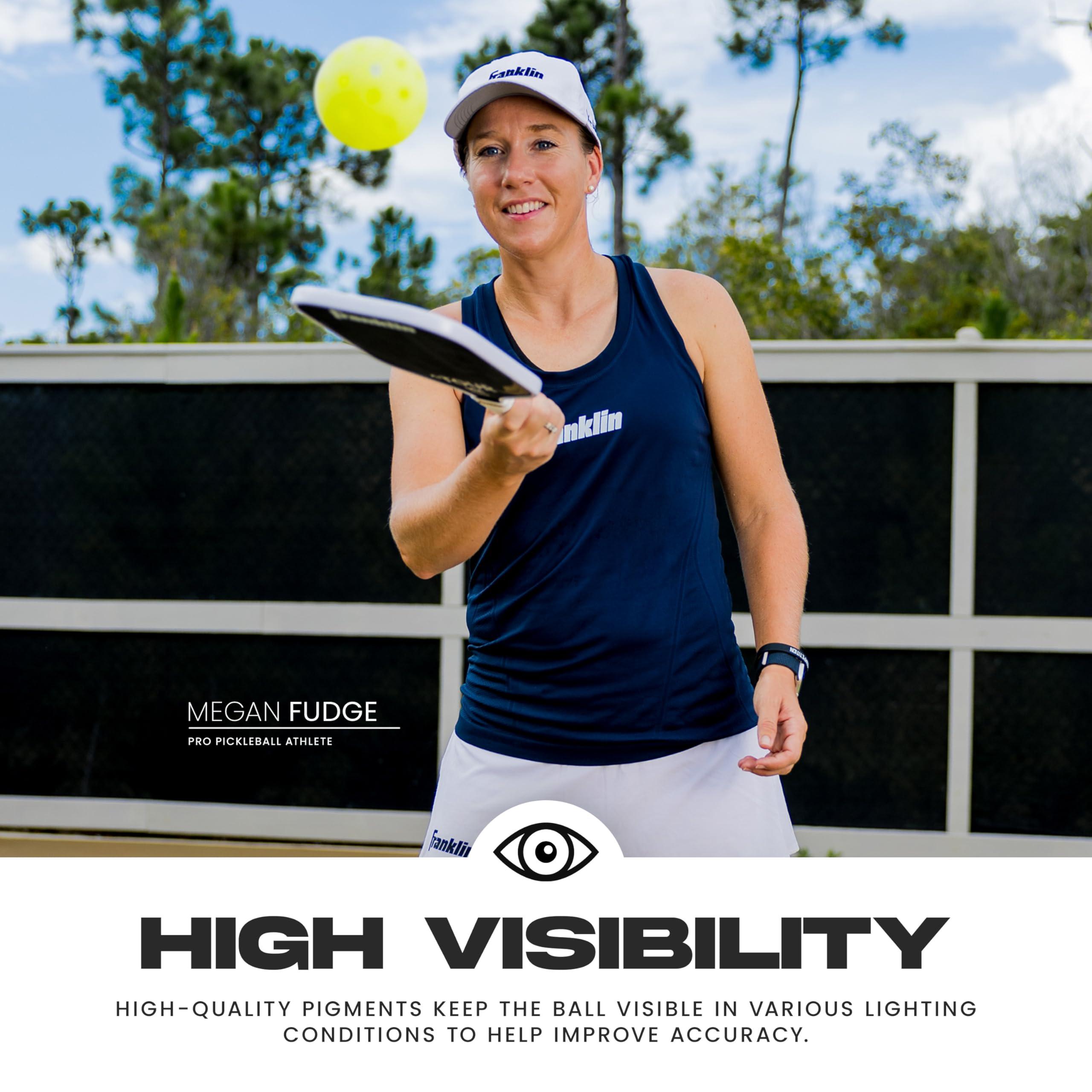Franklin Sports X-40 Outdoor Pickleballs - Official Ball of USA Pickleball, APP Tour + Pickleball US Open - 3 Packs, 12 Packs, 36 Pickleball Buckets, 50, 100 + 400 Bulk Packs of Regulation Pickleballs - Image 7