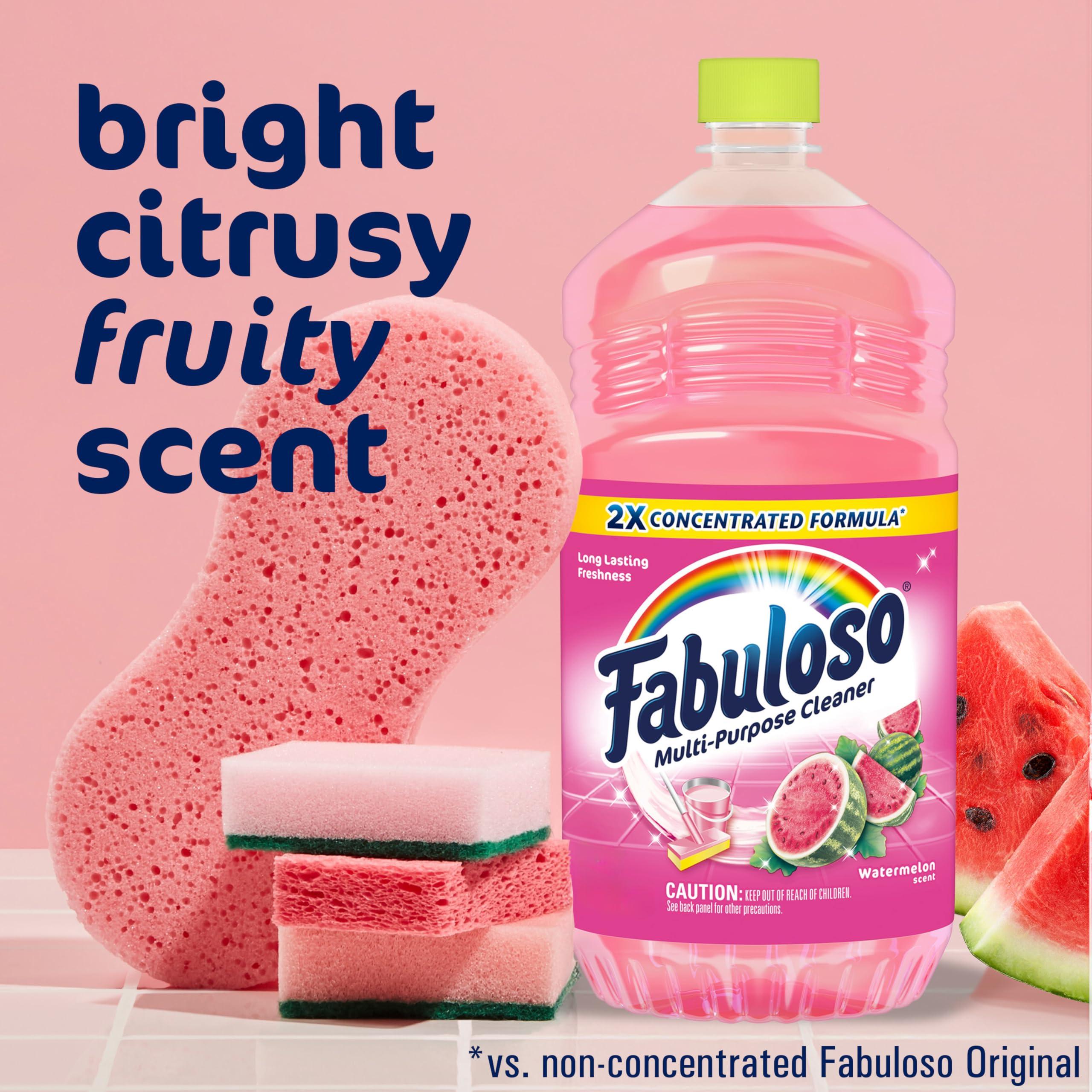 Fabuloso Multi-Purpose Cleaner & Floor Cleaner, 2X Concentrated, Watermelon Scent, 56 fluid ounces - Image 2