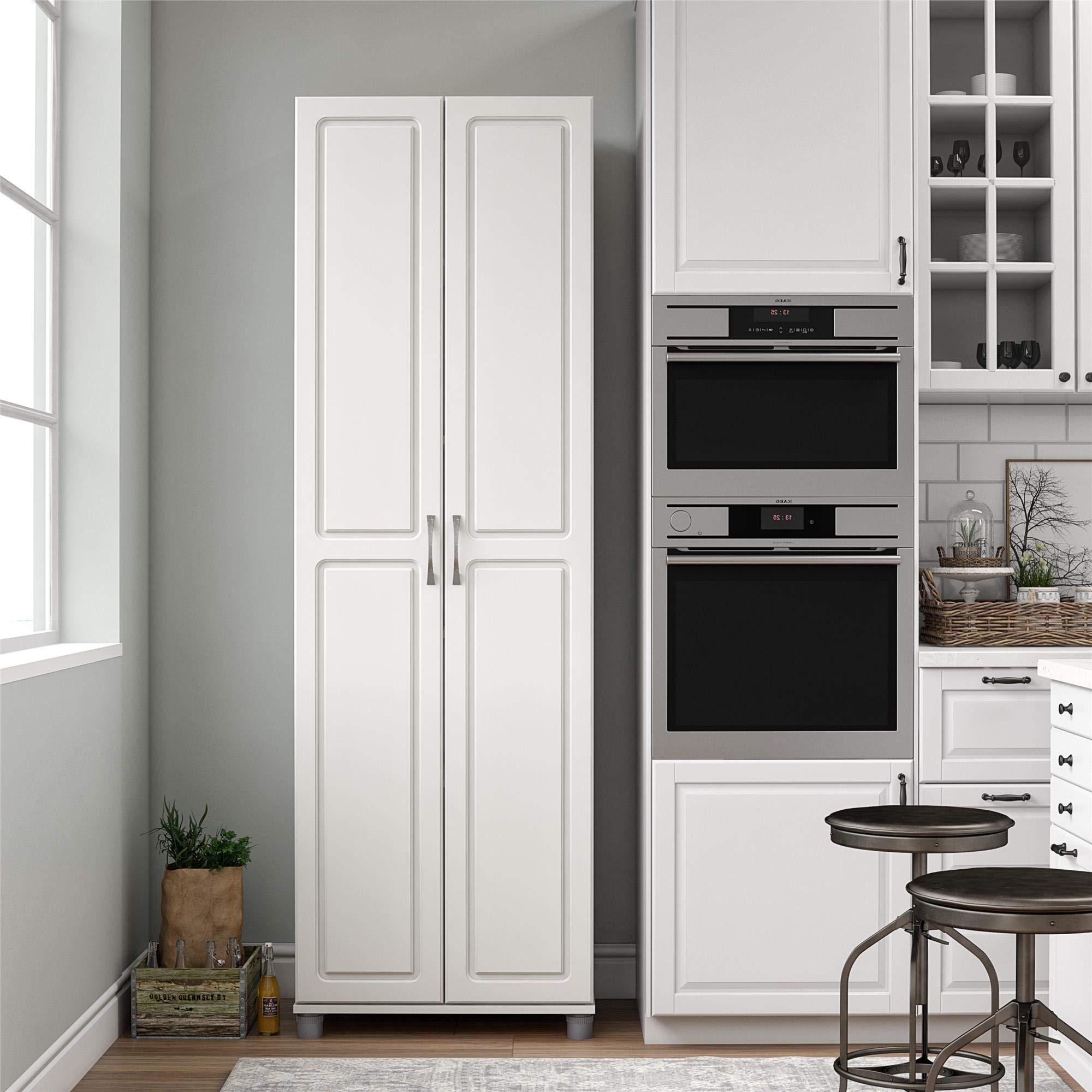 SystemBuild Evolution Kendall 24" Utility Storage Cabinet - White - Image 2
