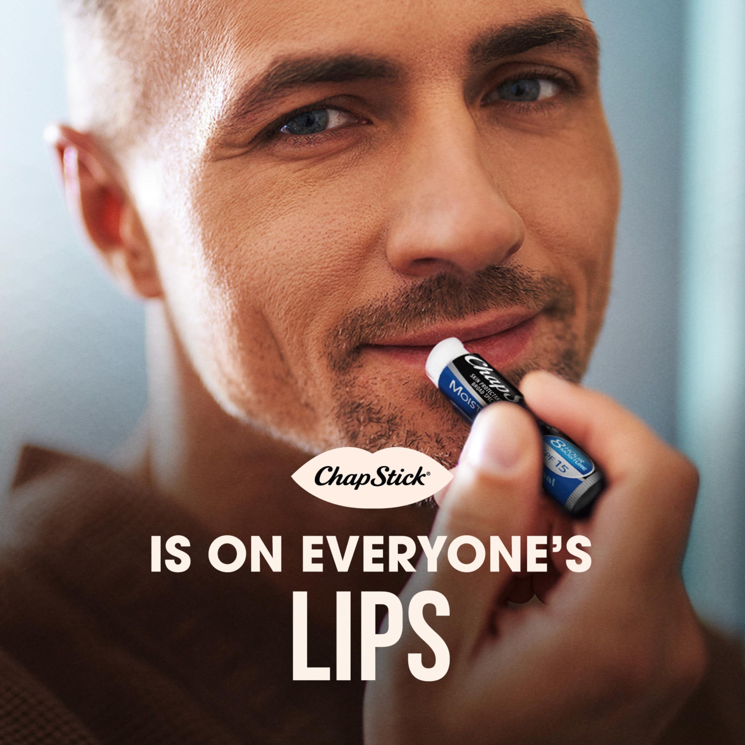 ChapStick Moisturizer Original Lip Balm Tubes, SPF 15 and Skin Protectant - 0.15 Oz, 3 Count (Pack of 1) - Image 3