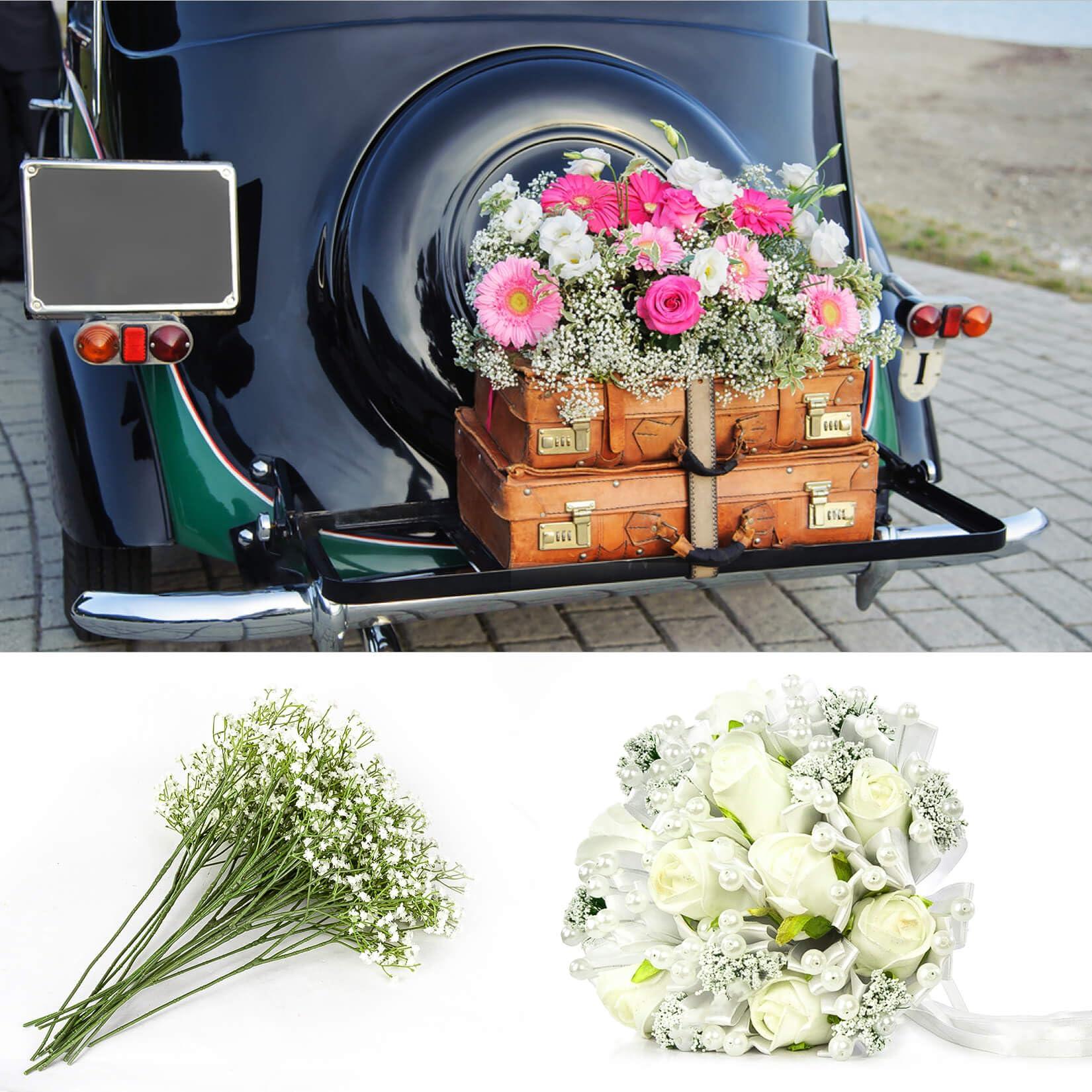 Sukh 10PCS Baby Breath Artificial Flowers Fake Babys Breath Gypsophila Flowers Bulk Realistic Artificial Flowers Bouquet Flores Artificiales para Decoracion for Wedding Party Home Decoration - Image 6