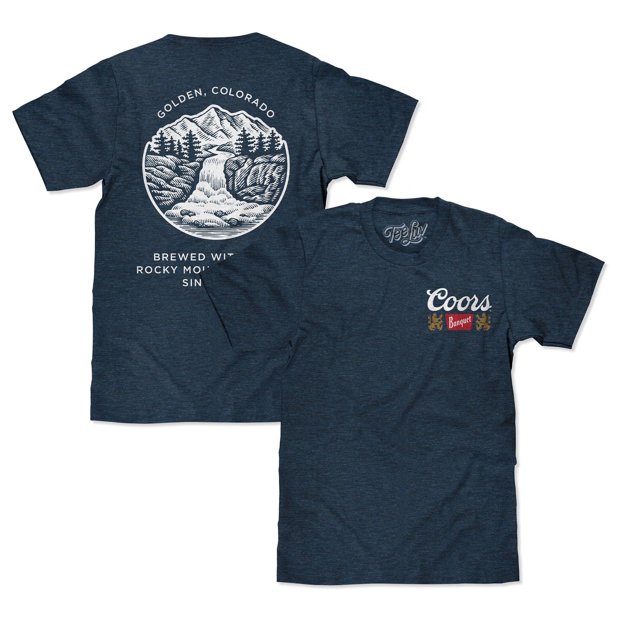 Tee Luv Men's Coors Banquet Shirt - Golden Colorado Front and Back Beer Shirt - Image 5