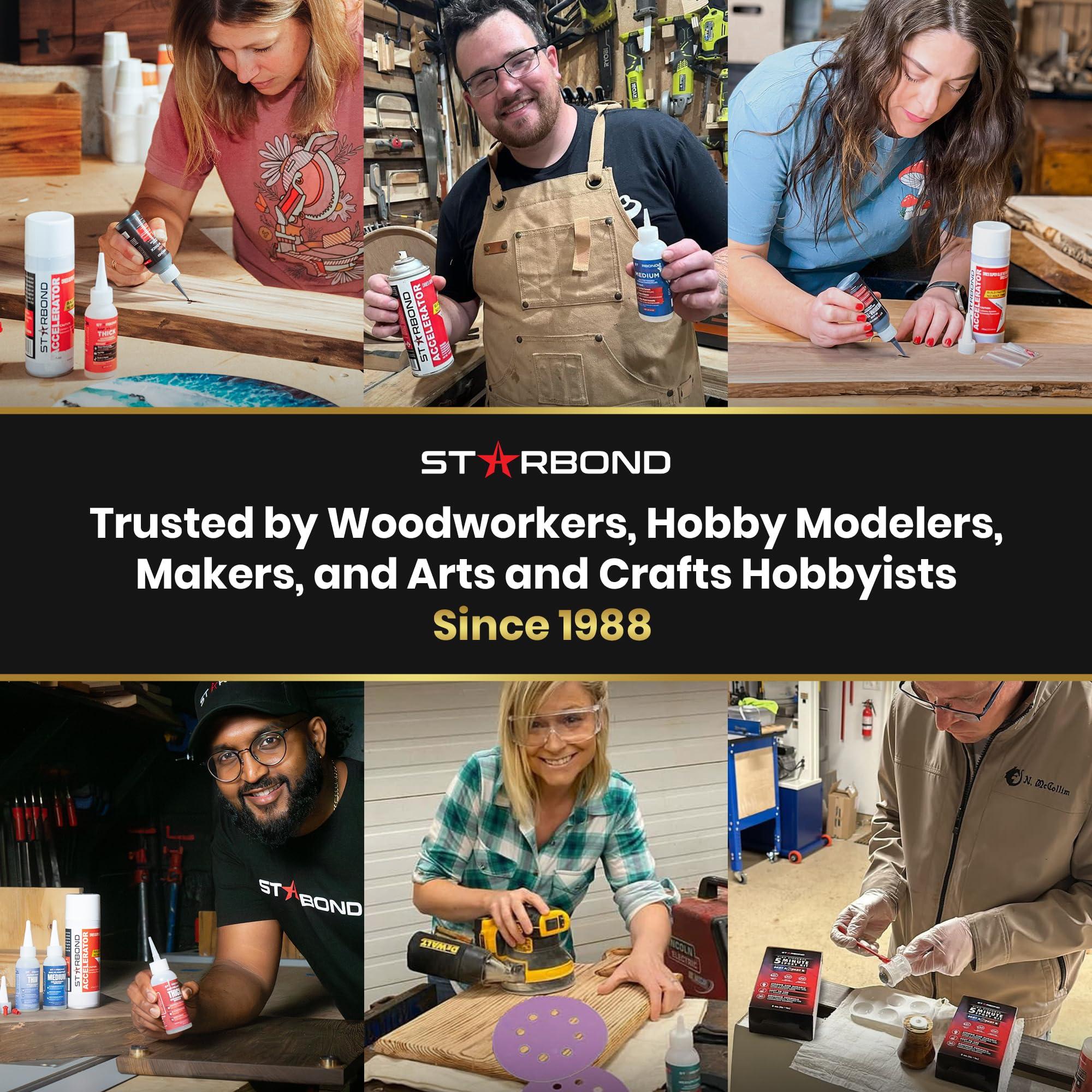 8 oz. XL Starbond 5 Minute Epoxy — Enhanced Strength (2,600 lb Shear Strength), UV-Resistant, Easy to Use, Fast Setting Glue — Compatible with Metal, Plastic, Wood, Ceramics, Glass and More - Image 5
