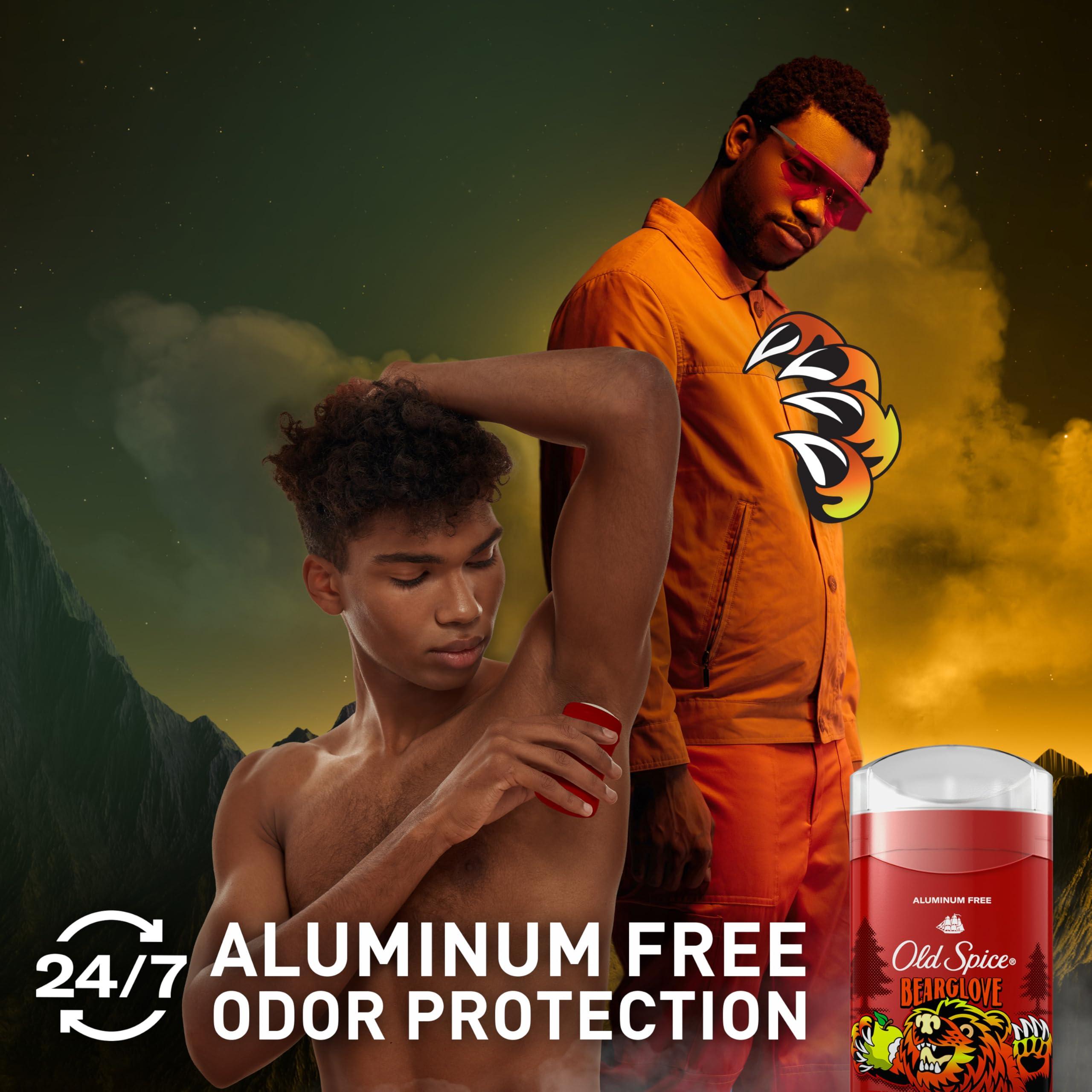 Old Spice Aluminum Free Deodorant for Men, 24/7 Odor Protection, 24/7 Freshness & Lasting Scent, Goes on Clear, Bearglove with Crisp Orchard Scent, 3.0 oz (Pack of 2) - Image 3