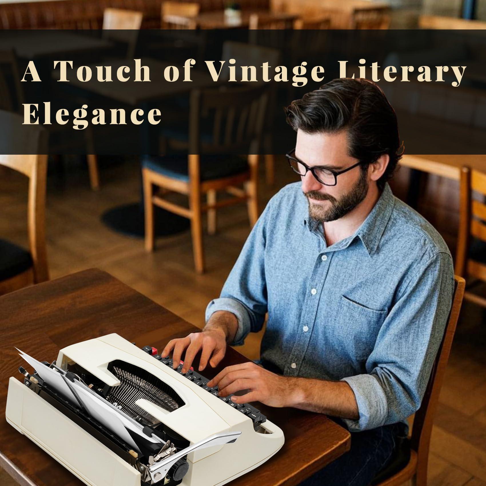 [Vintage Collector's Pick] Vintage Manual Typewriter (Individually Restored Standard Model) — Retro Artistry/Children's Mechanical Guide/Geniune Keystroke Sensation - Image 3