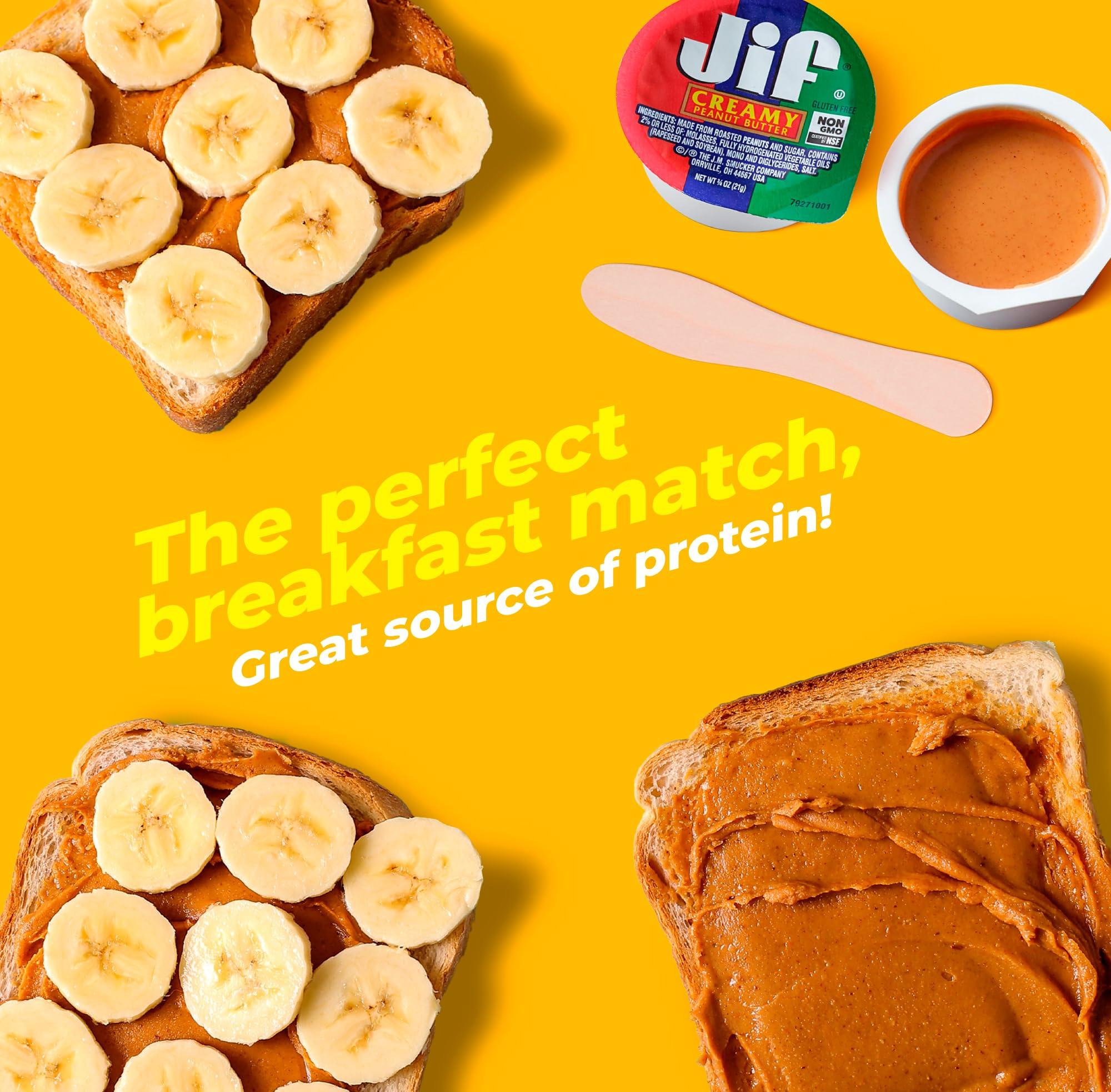 Peanut Butter to Go Cups, Natural & Creamy Snack Size (Pack of 18). Perfect Portion Control (Just ¾ Oz) 122 Calories per Single Cup. ATREVO Bundle + 18 Eco-Friendly Wooden Spoons. Back to School Snacks. - Image 5
