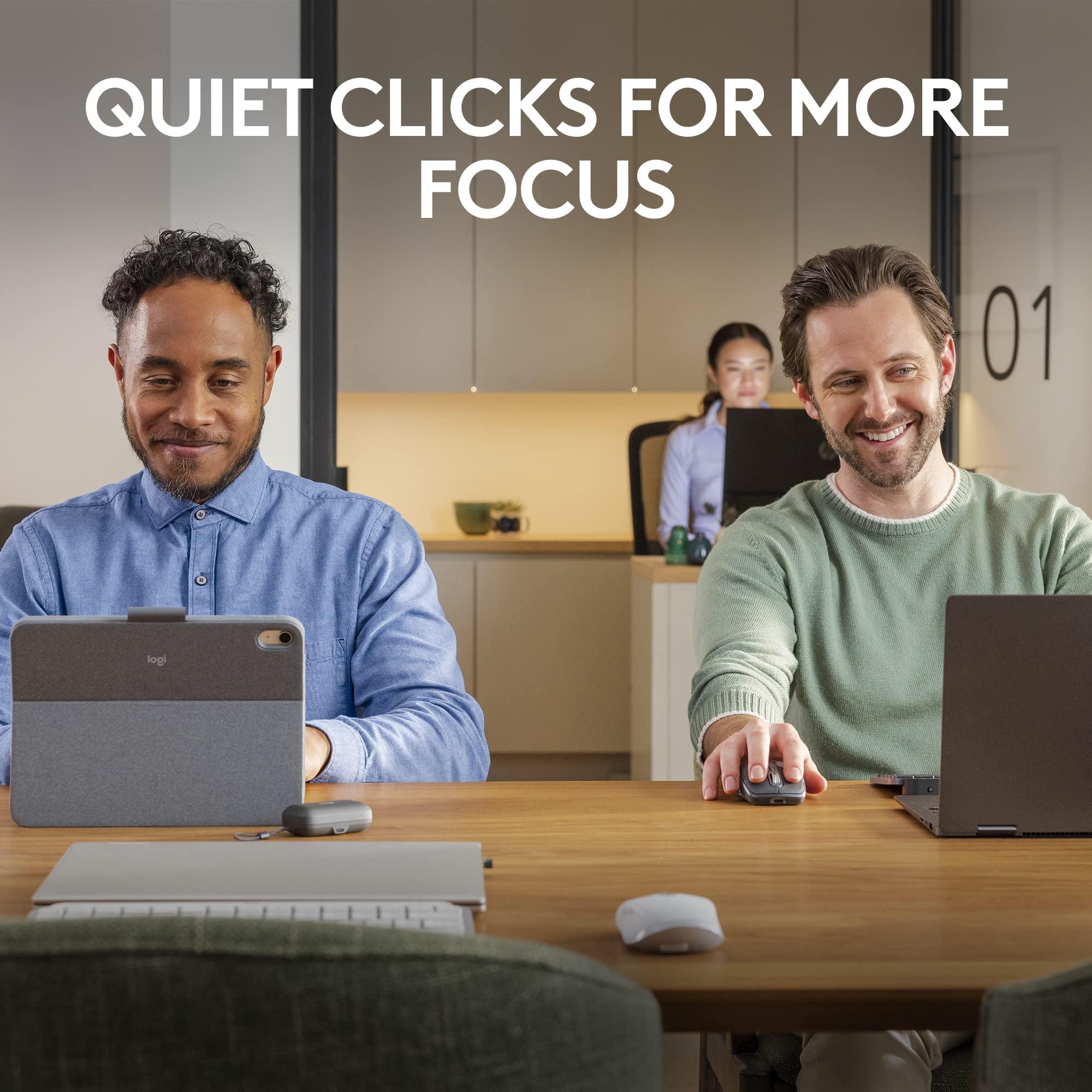 Logitech MX Anywhere 3S Compact Wireless Mouse, Fast Scrolling, 8K DPI Any-Surface Tracking, Quiet Clicks, Programmable Buttons, USB C, Bluetooth, Windows PC, Linux, Chrome, Mac - Graphite - Image 3