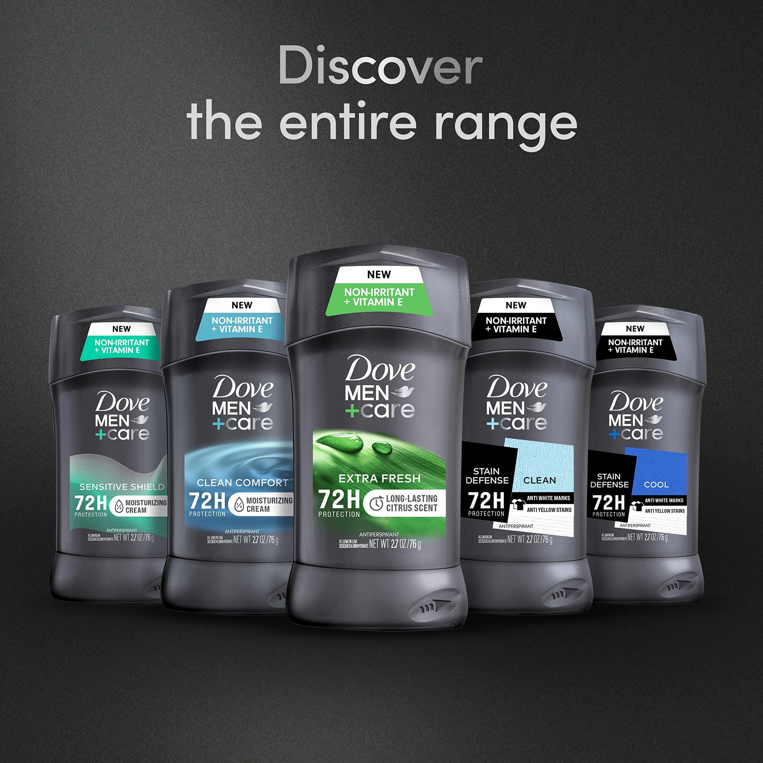Dove Men+Care Extra Fresh Men's Antiperspirant Deodorant Stick Extra Fresh Twin pack With 72-hour sweat & odor protection with 1/4 Moisturizing Cream & Long-lasting Citrus Scent 2.7 oz - Image 7