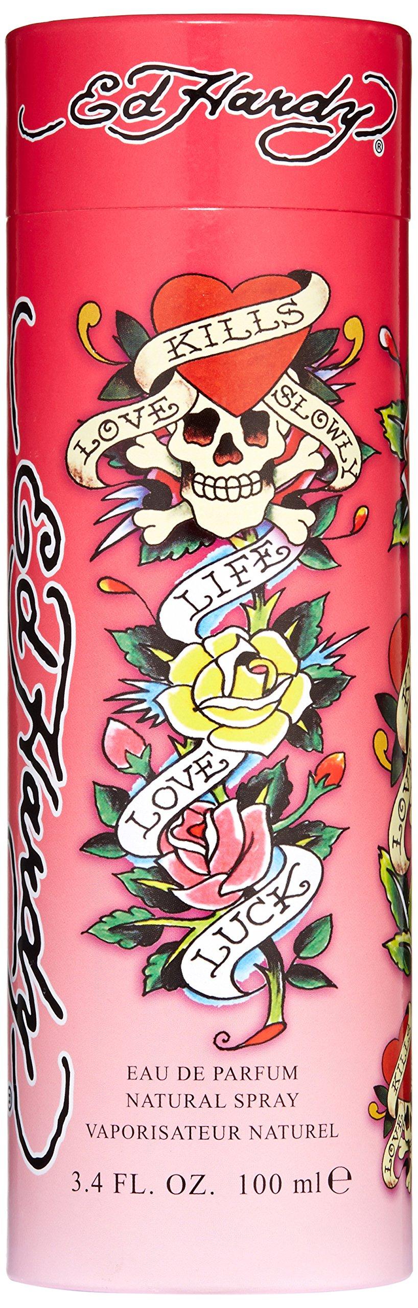 Ed Hardy Women's Perfume Fragrance by Christian Audigier, Eau De Parfum, 3.4 Fl Oz - Image 2