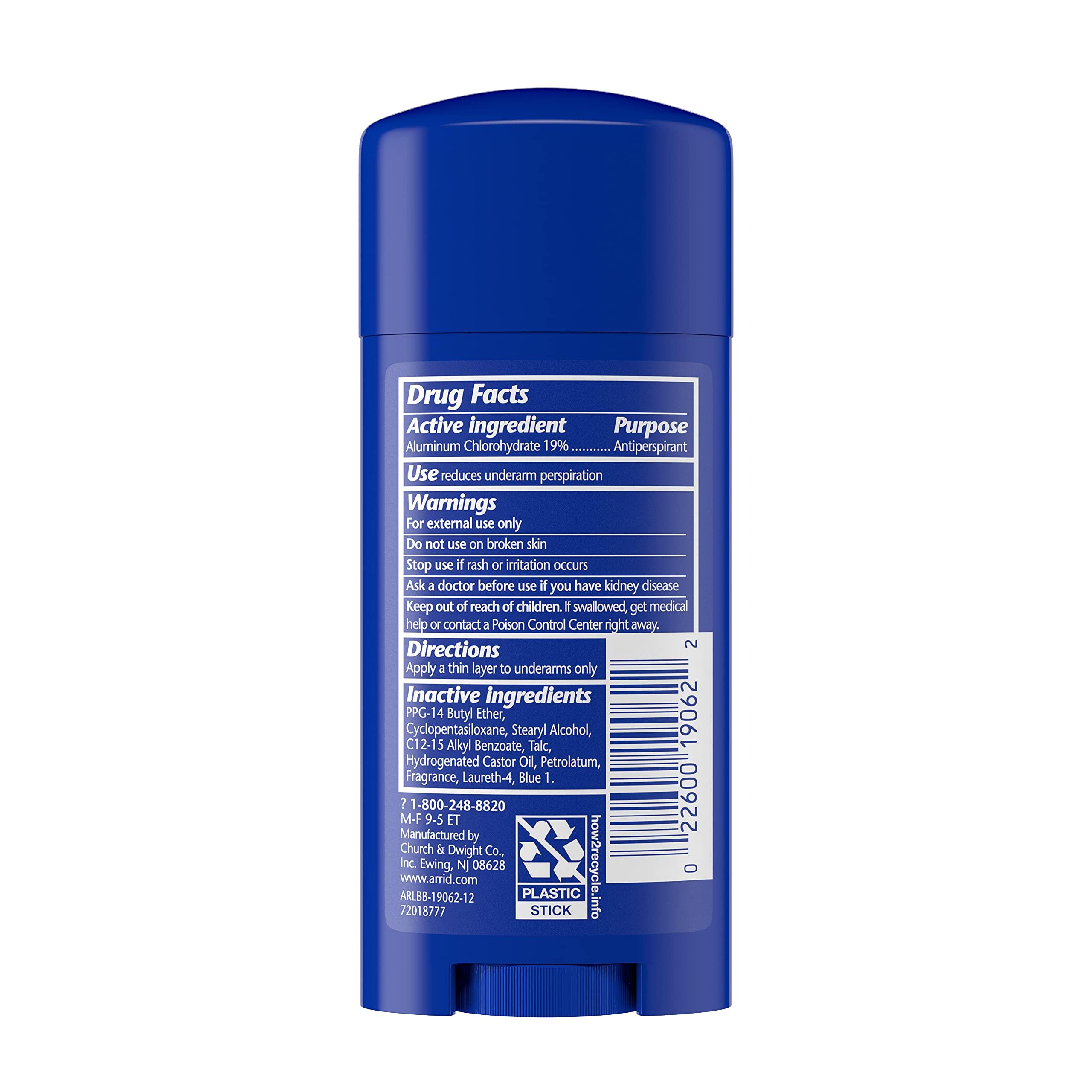 ARRID XX Anti-Perspirant Deodorant Solid Regular 2.6 oz (Pack of 12) - Image 3