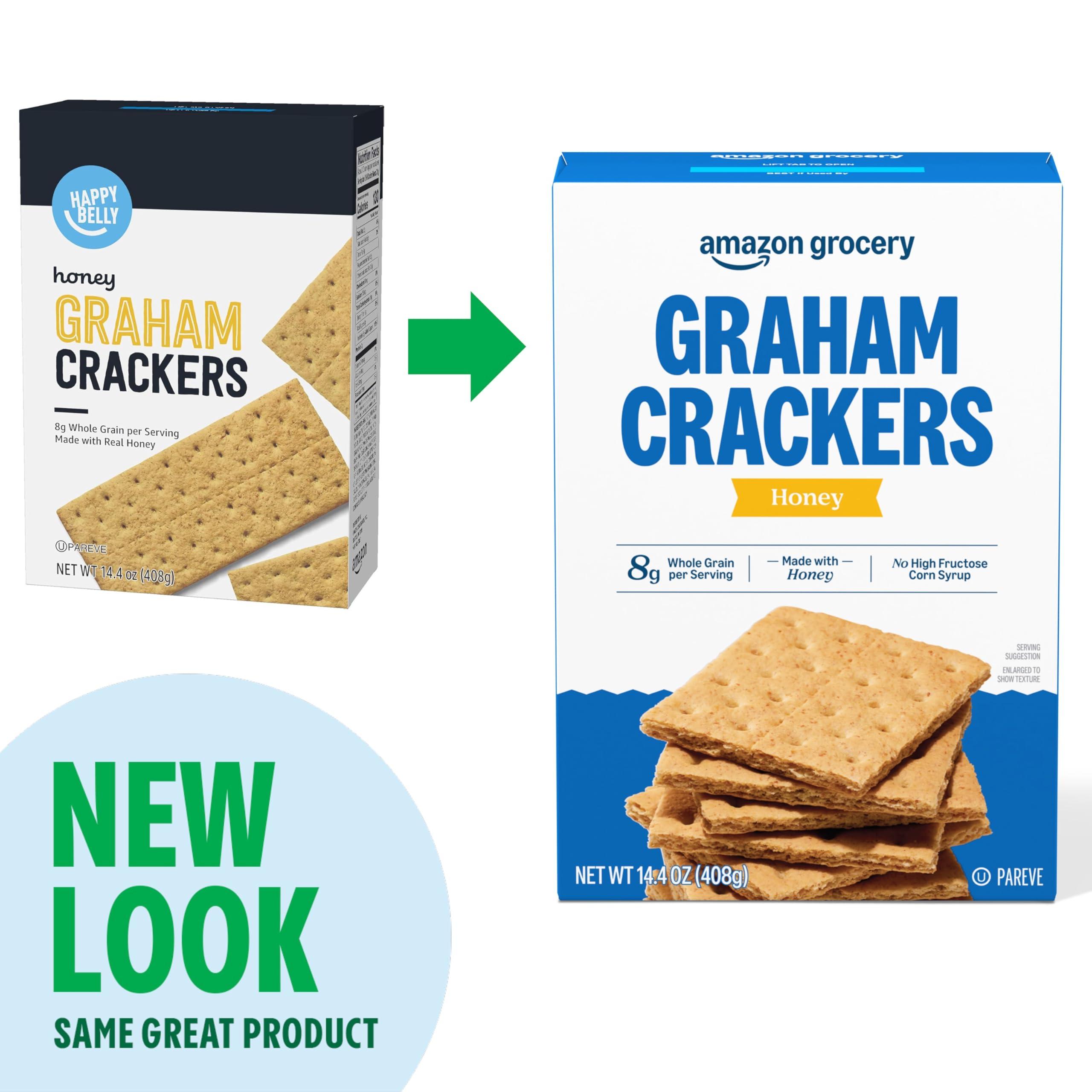 Amazon Grocery, Honey Graham Crackers, 14.4 Oz (Previously Happy Belly, Packaging May Vary) - Image 4
