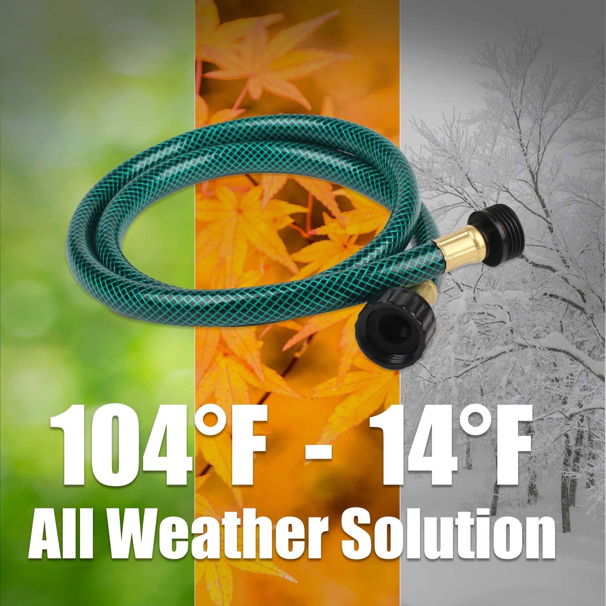Garden Hose Leakproof for Gardener: 1/2” PVC Water Hoses with GHT Fittings - 3 FT No Kink and Flexible for Outdoor - Image 6