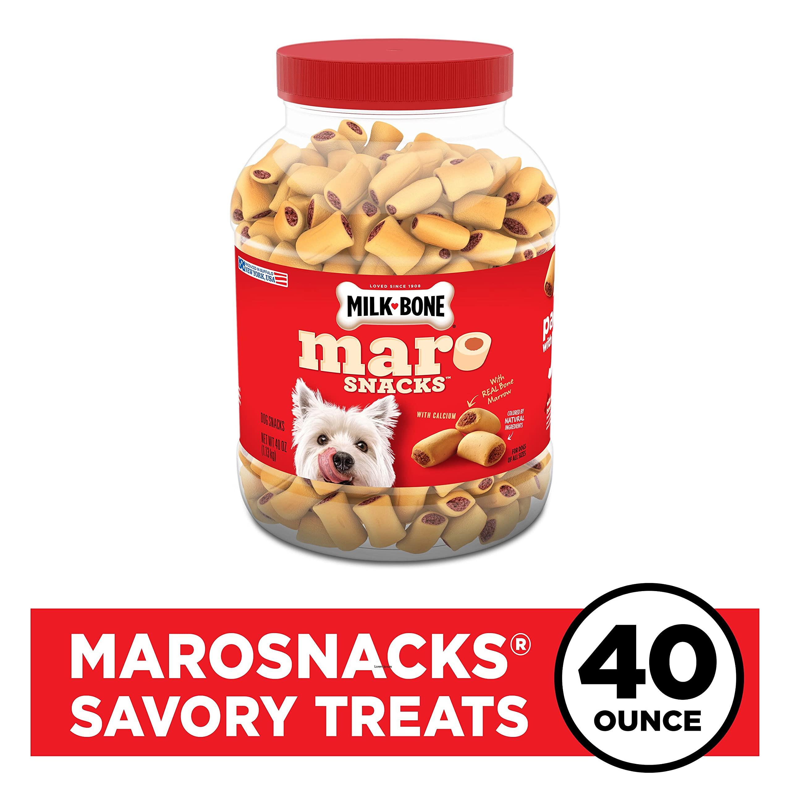 Milk-Bone MaroSnacks Small Dog Treats With Bone Marrow, 40 Ounce Container - Image 2