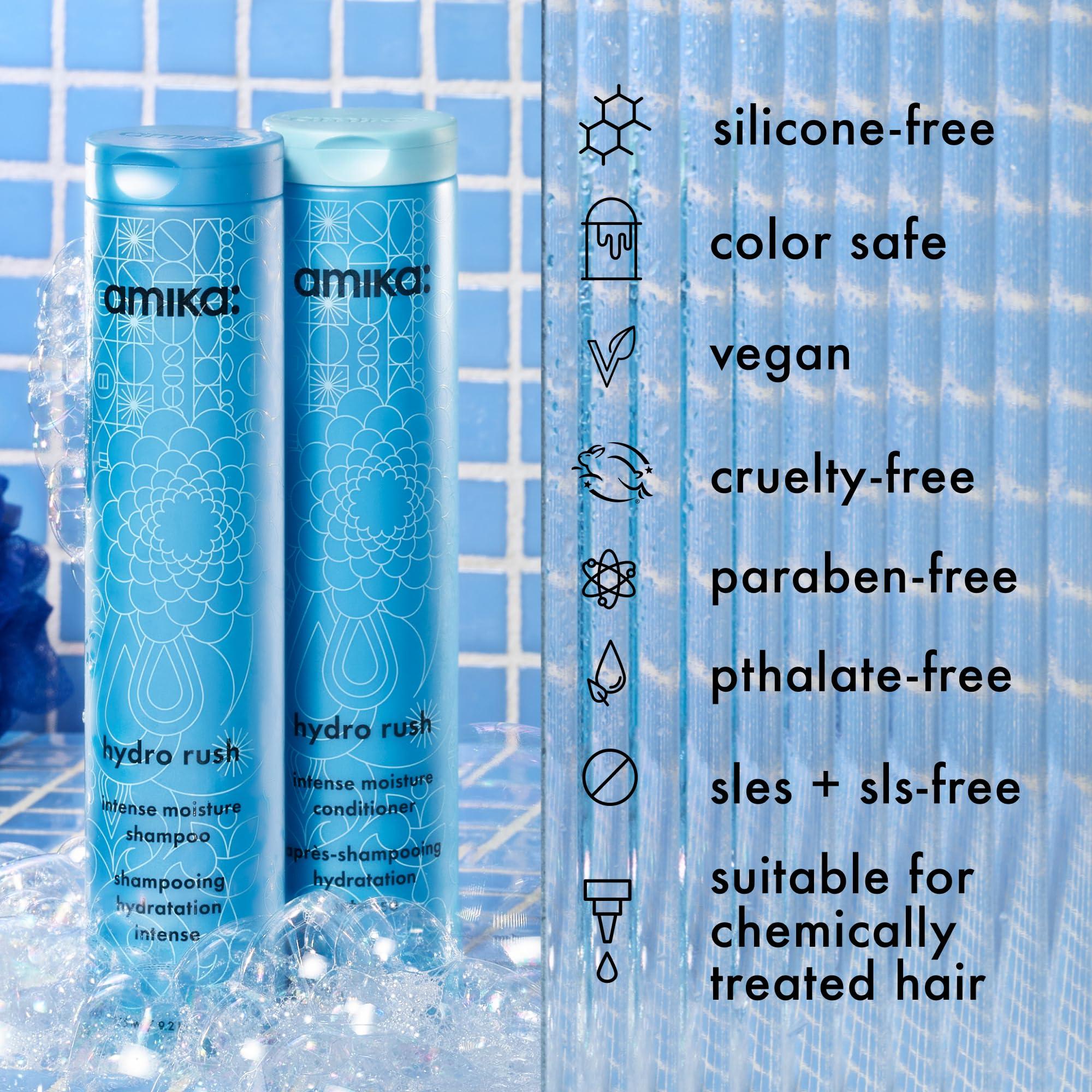 amika hydro rush intense moisture shampoo with hyaluronic acid - Image 11