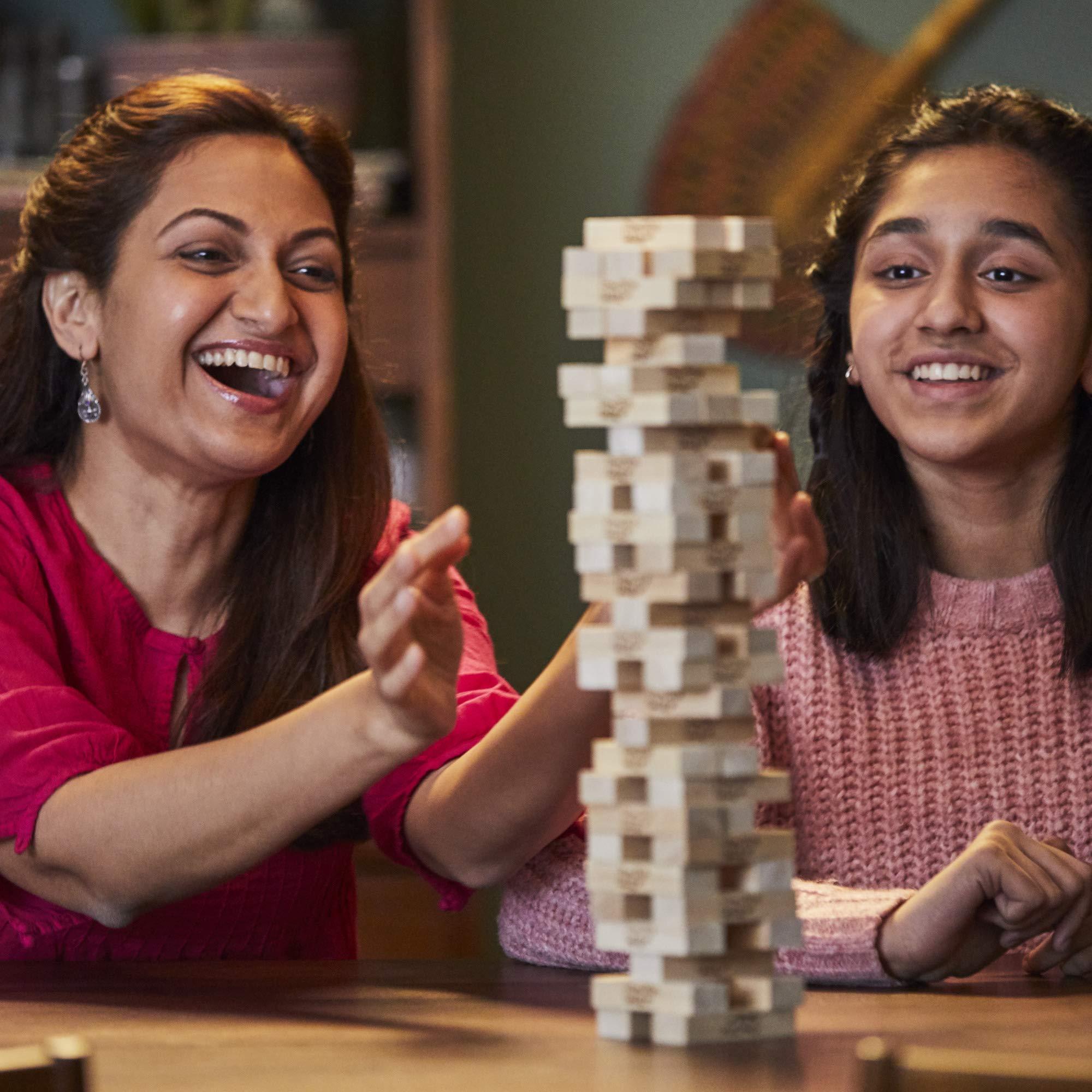 Hasbro Gaming Jenga Wooden Blocks Stacking Tumbling Tower Game | Party Games for Kids & Families | Easter Basket Stuffers | Ages 6+ (Amazon Exclusive) - Image 9