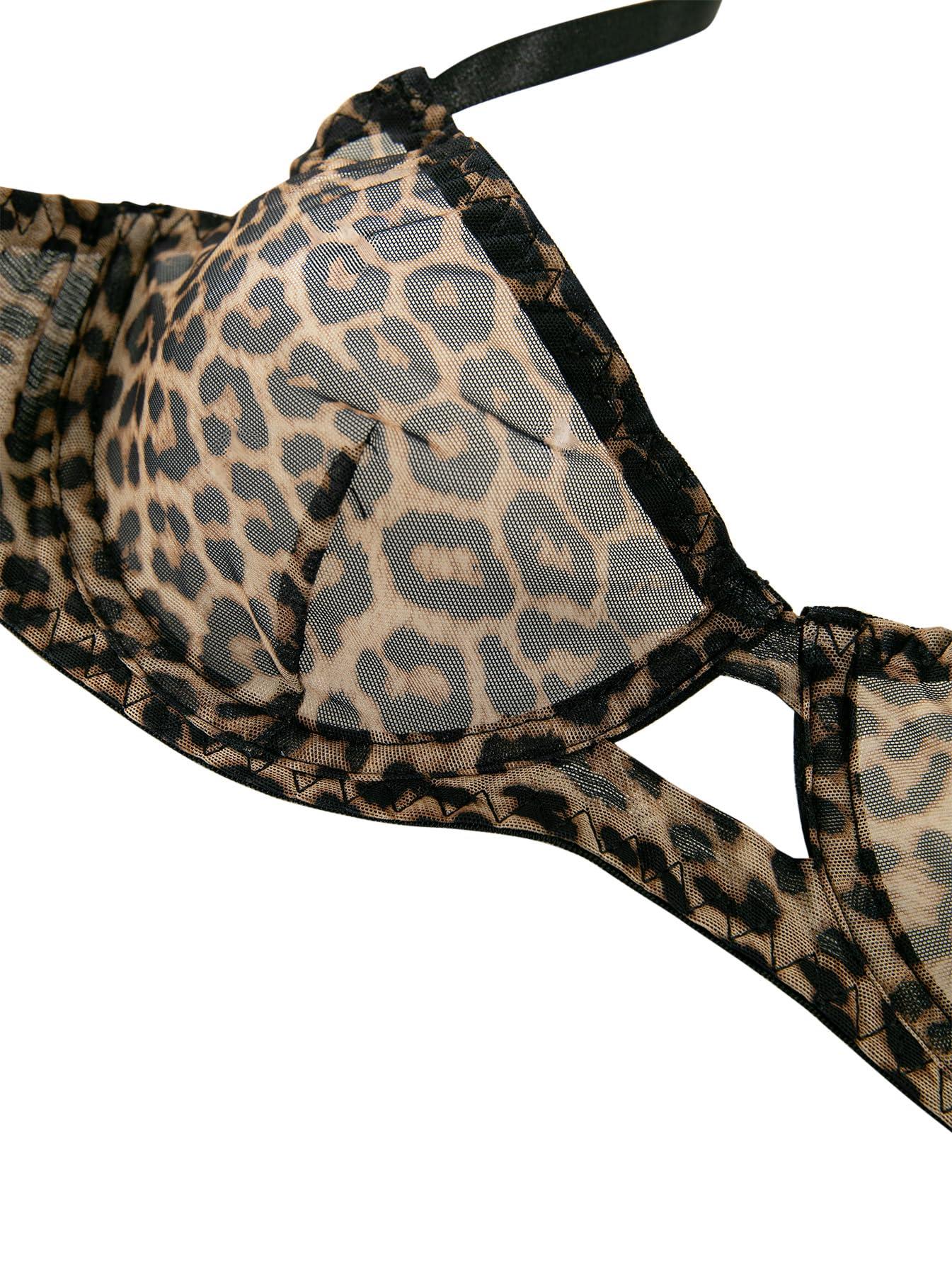 Lilosy Sexy Mesh Sheer Push Up Lingerie Set - Image 6