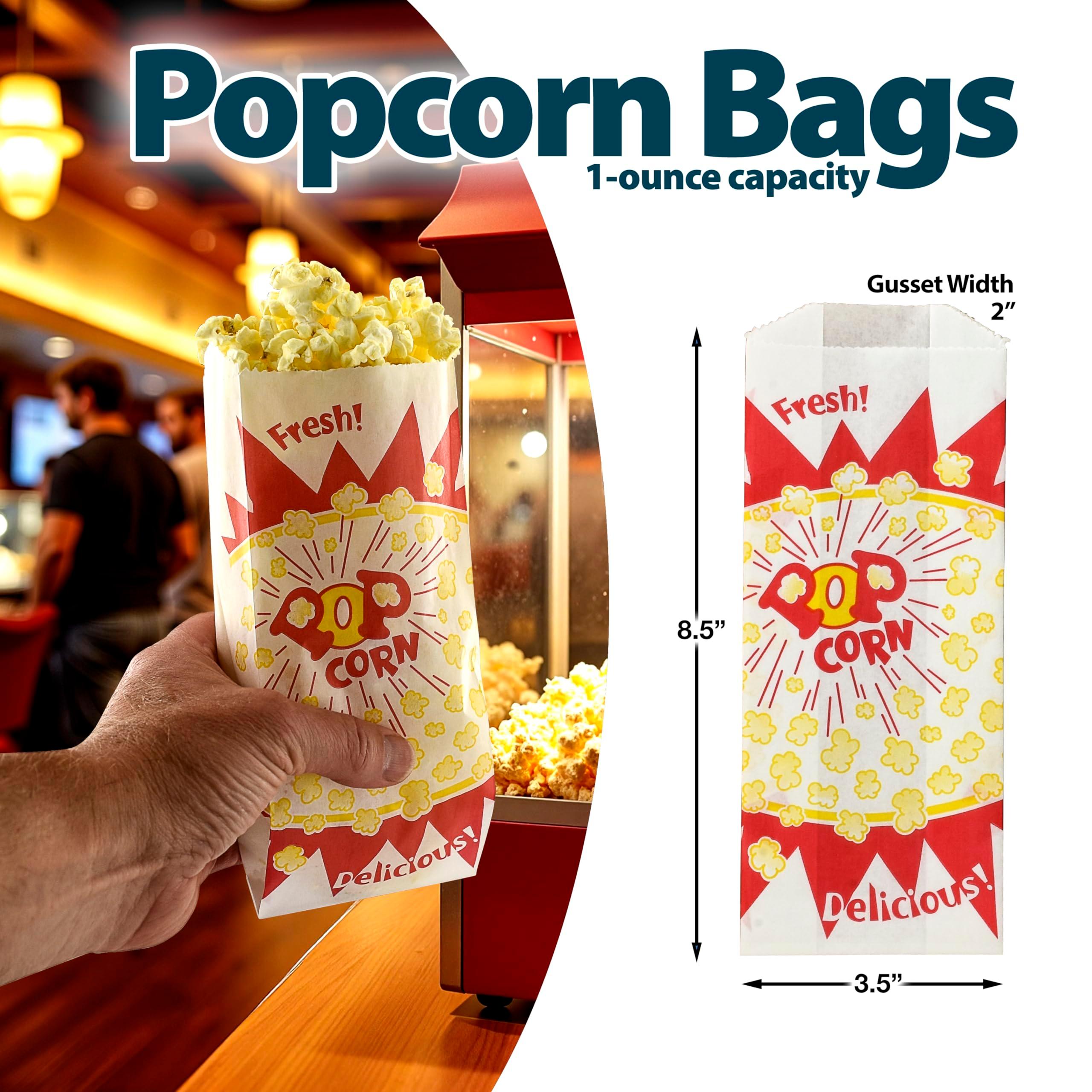 1 oz. Popcorn Bag, Burst Design, 1000 per Case - Image 2