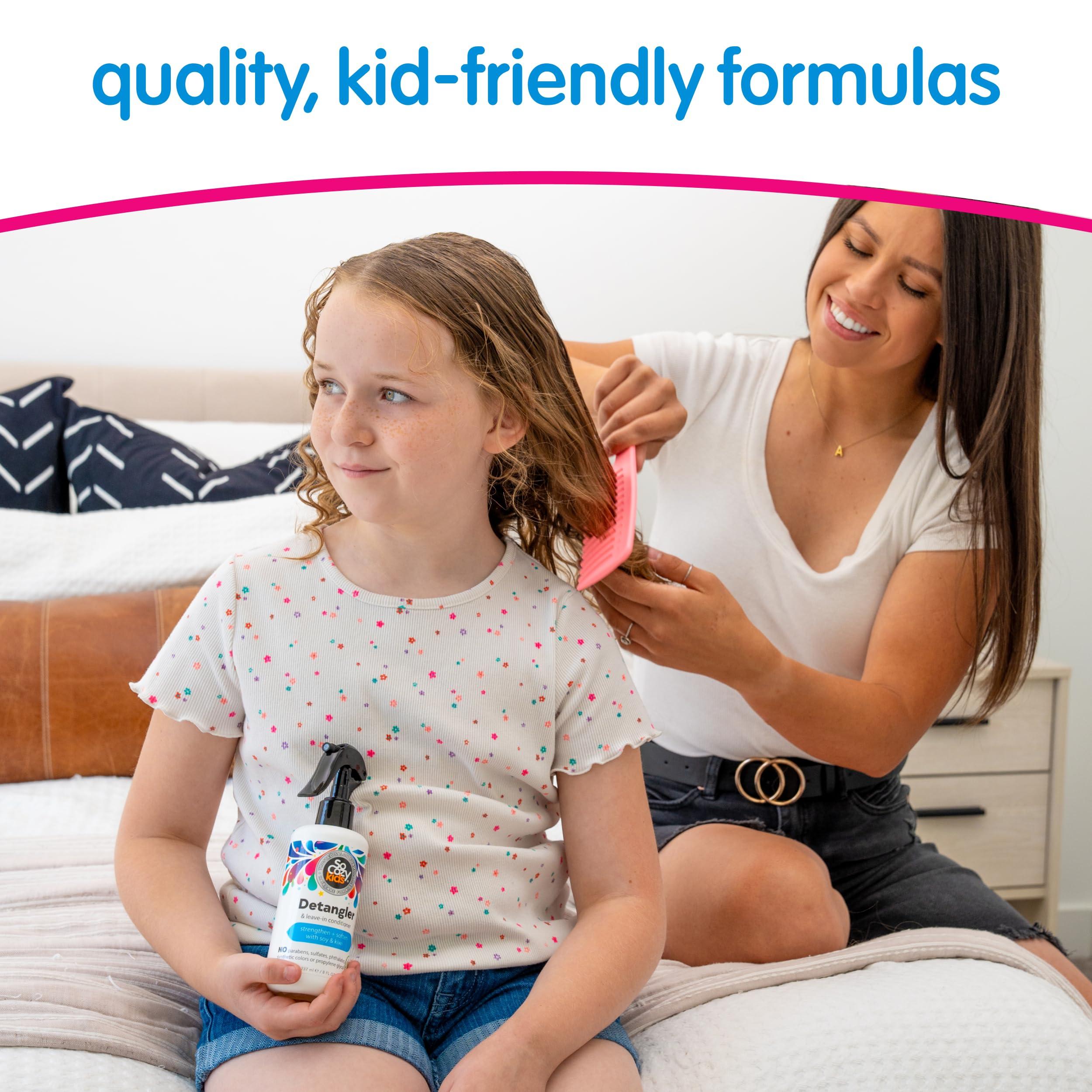 So Cozy Detangler & Leave In Conditioner Spray - Hair Detangler Spray for Kids - Paraben-Free Leave In Hair Conditioner & Detangling Spray for Frizzy Hair (8 fl oz) - Image 4
