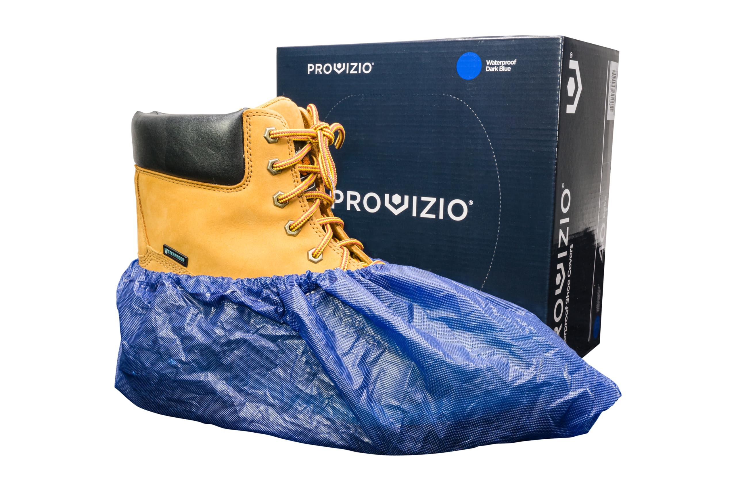 Provizio Supply Waterproof Shoe Covers Disposable Non Slip Extra Large Boot Cover - (40 Pairs)
