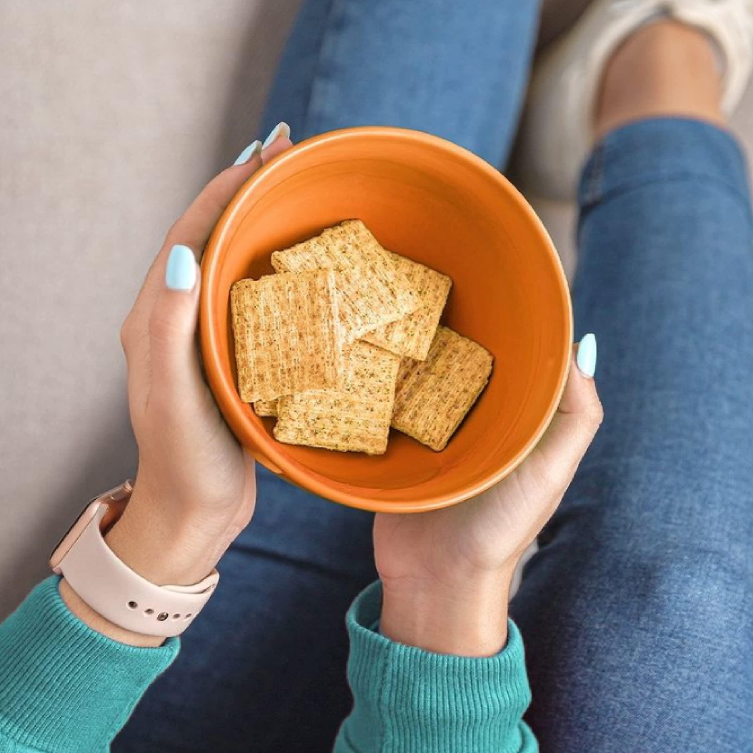 Triscuit Whole Grain Wheat Crackers 4 Flavor Variety Pack, Lunch Snacks, Bulk Snack Crackers, 4 Boxes - Image 8