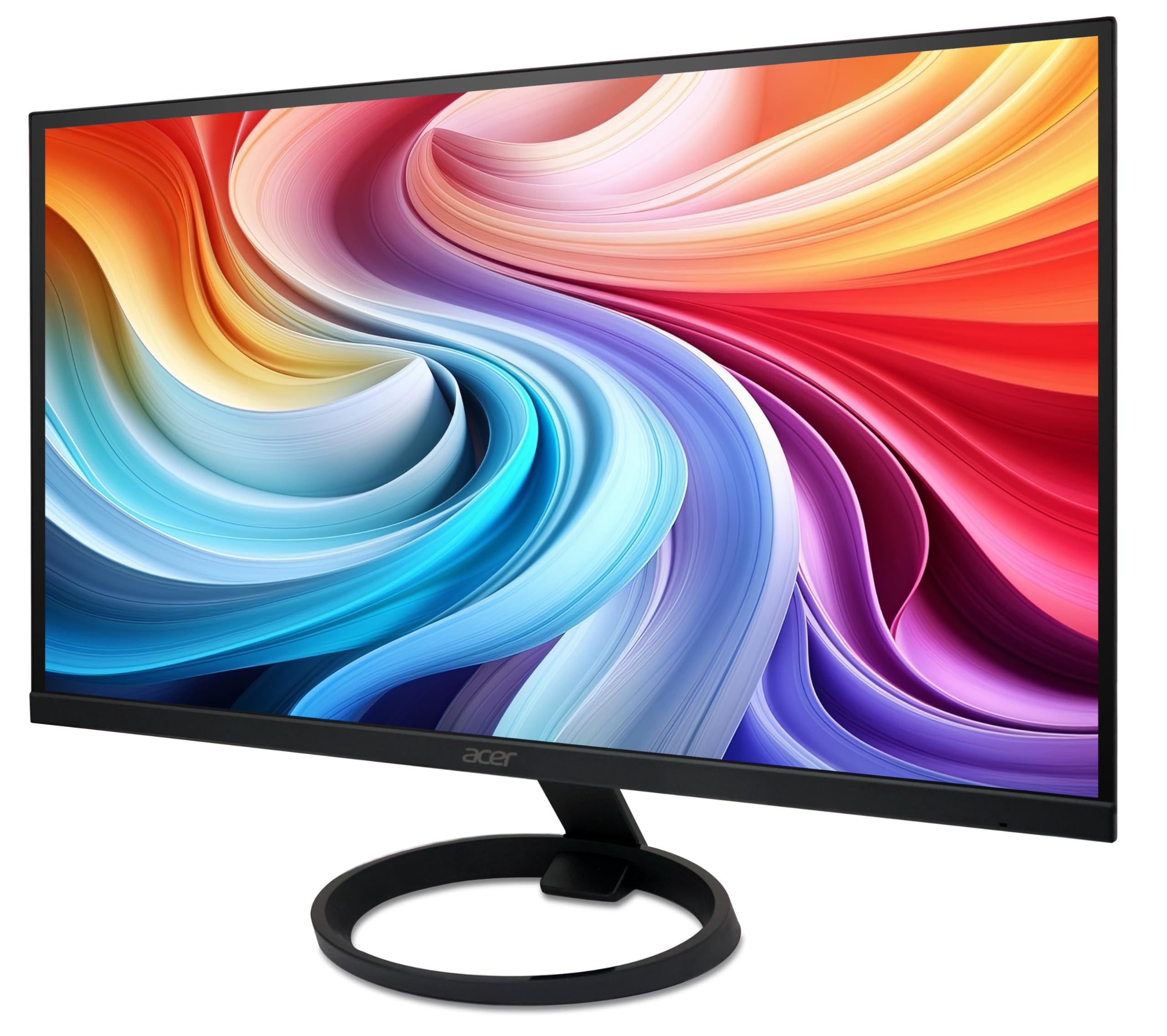 Acer R240Y G0bi 23.8" IPS Full HD (1920 x 1080) Ultra-Thin Gaming Office Monitor | Adaptive-Sync Support (FreeSync Compatible) | Up to 120Hz Refresh | 1ms (VRB) | 99% sRGB | Tilt | HDMI & VGA Ports - Image 11