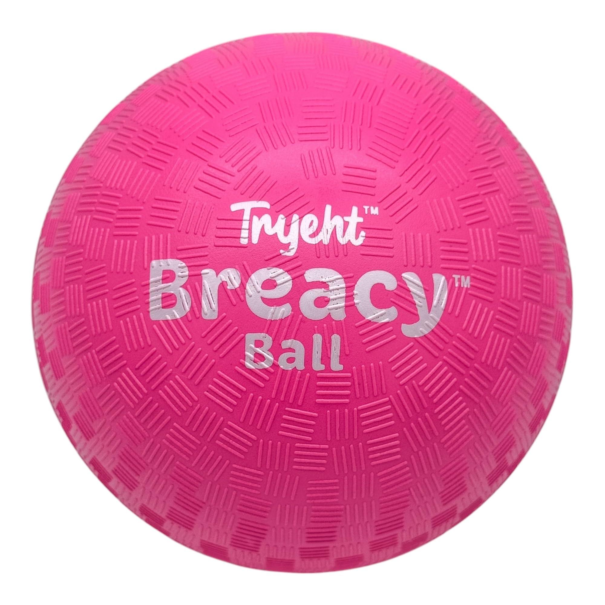 Tryeht 𝗦𝗲𝗹𝗳 𝗜𝗻𝗳𝗹𝗮𝘁𝗶𝗻𝗴 Ball 5" - Pump Free Playground Easy Grip Instant Healing Rubber Ball | Handball, Dodgeball, Mini Soccer Vollyball, Stress Support, Tension Sensory - Image 2