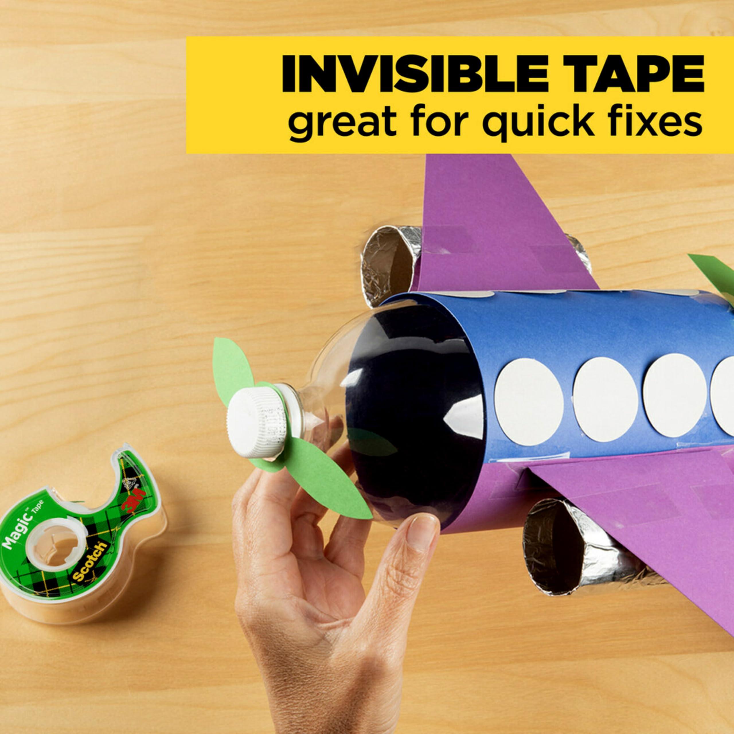 Scotch Magic Tape, 3 Rolls, Numerous Applications, Invisible, Engineered for Repairing, 3/4 x 1000 Inches, Boxed - Image 8