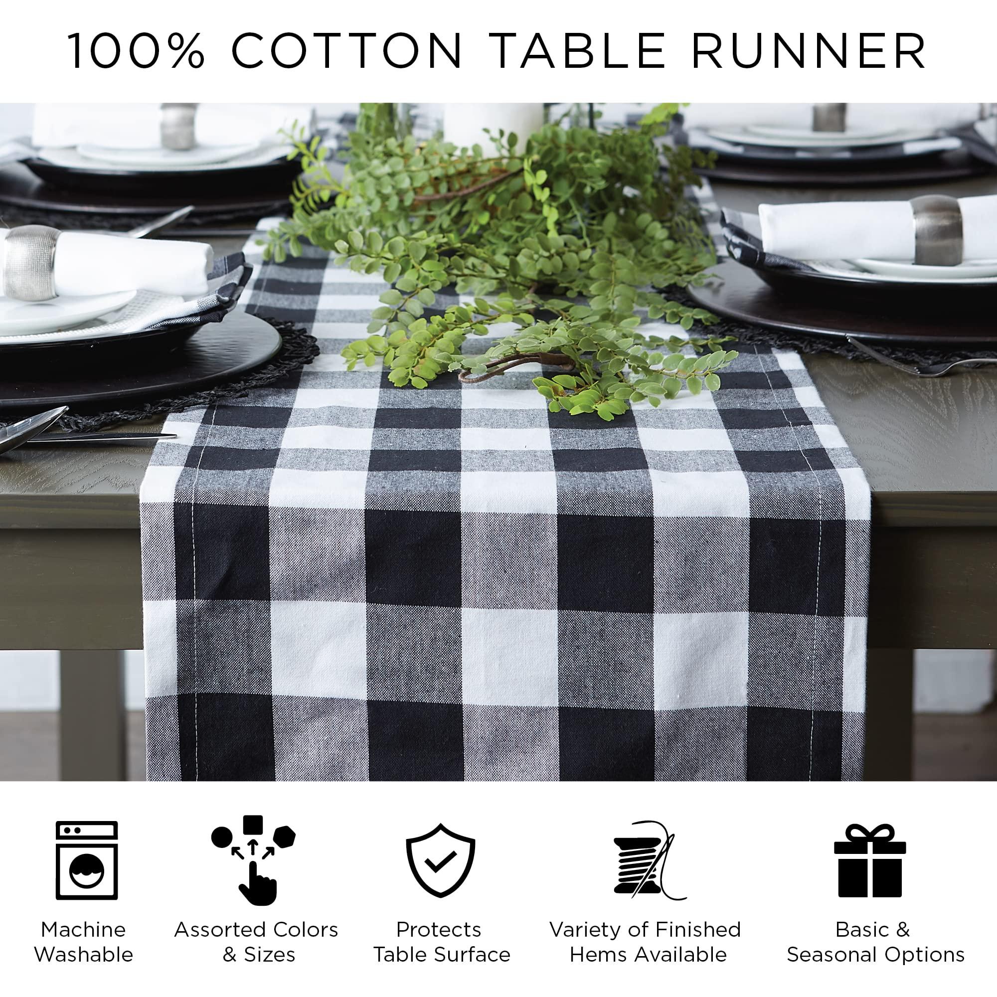 DII French Style Tabletop Kitchen Collection, Reversible Table Runner, 14x72, Fleur de Lis Stripe - Image 10