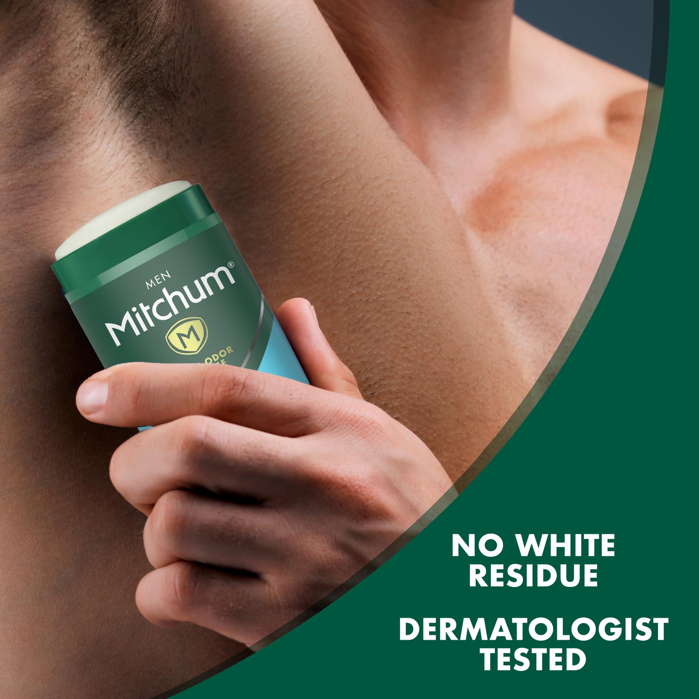 Mitchum Men's Deodorant, Antiperspirant Stick, Triple Odor Defense Invisible Solid, 48 Hr Protection, Dermatologist Tested, Clean Control, 2.7 Oz - Image 8