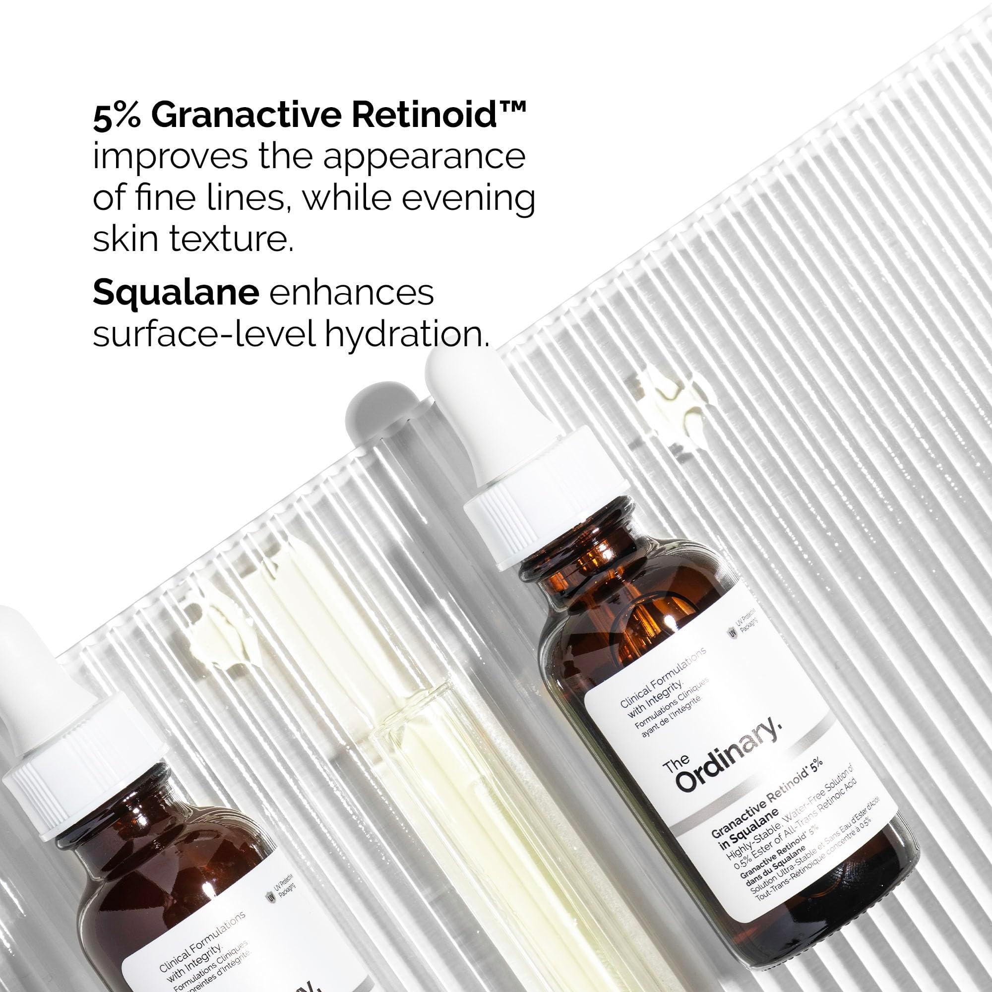 The Ordinary Granactive Retinoid 5% in Squalane, Advanced Anti-Aging Retinoid with Hydration Support for Dry and Mature Skin, 1 Fl Oz - Image 3