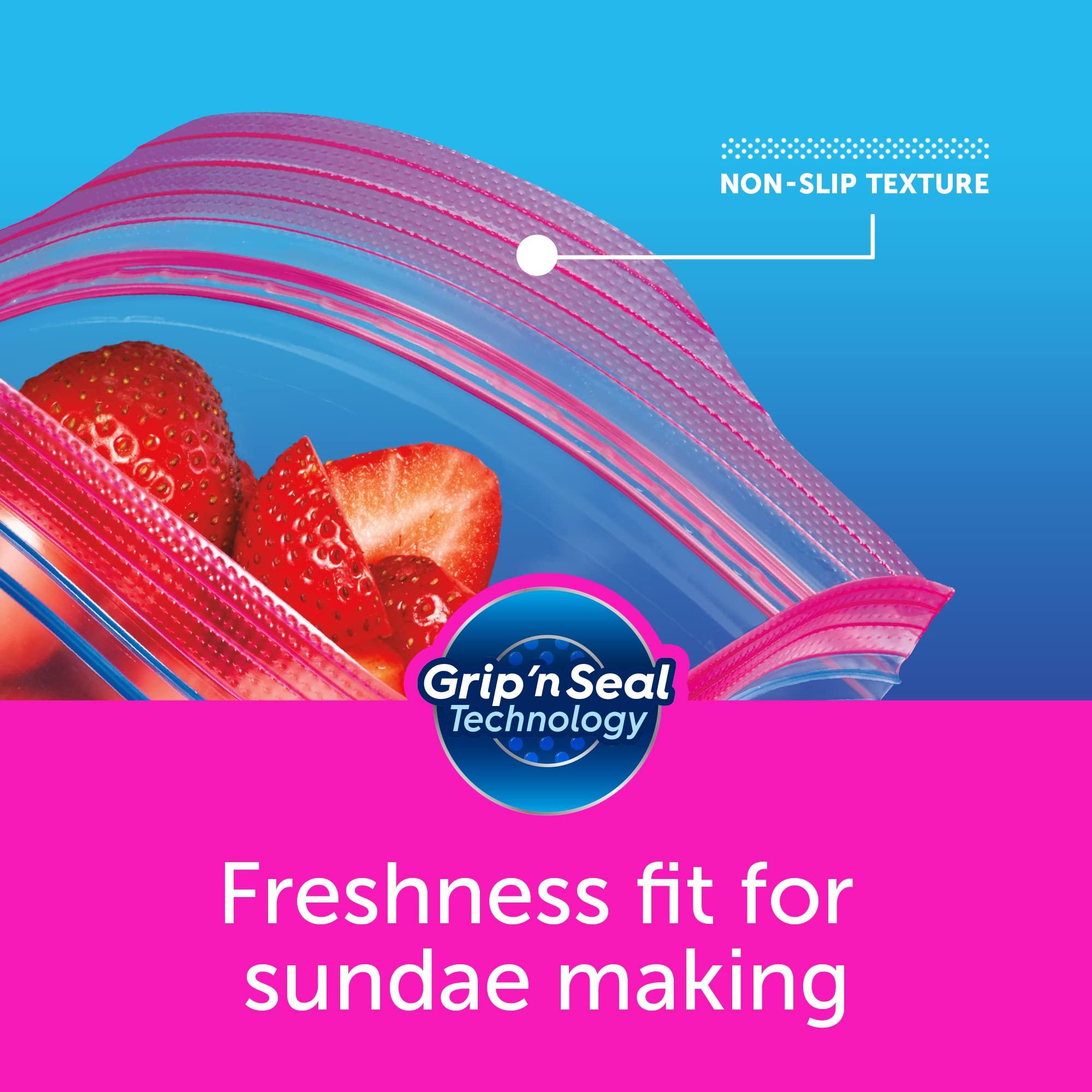 Ziploc 2 Gallon Food Storage Bags, Grip 'n Seal Technology for Easier Grip, Open, and Close, 36 Bags Total - Image 9