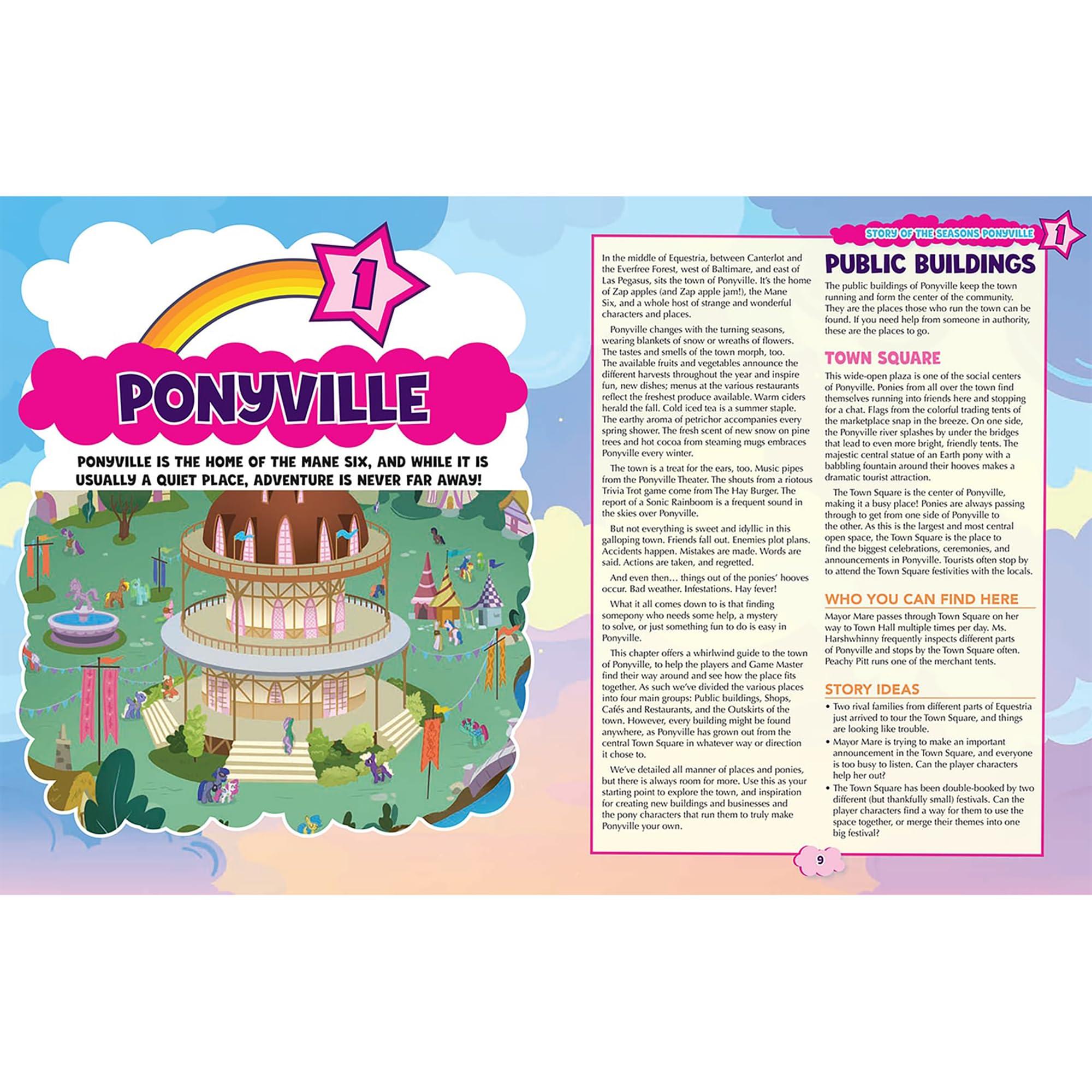 Renegade Game Studios: My Little Pony RPG - Story of The Seasons - Expansion Hardcover Book, Roleplaying Game, Four Seasonal Adventures Set Throughout The Year in Ponyville - Image 3