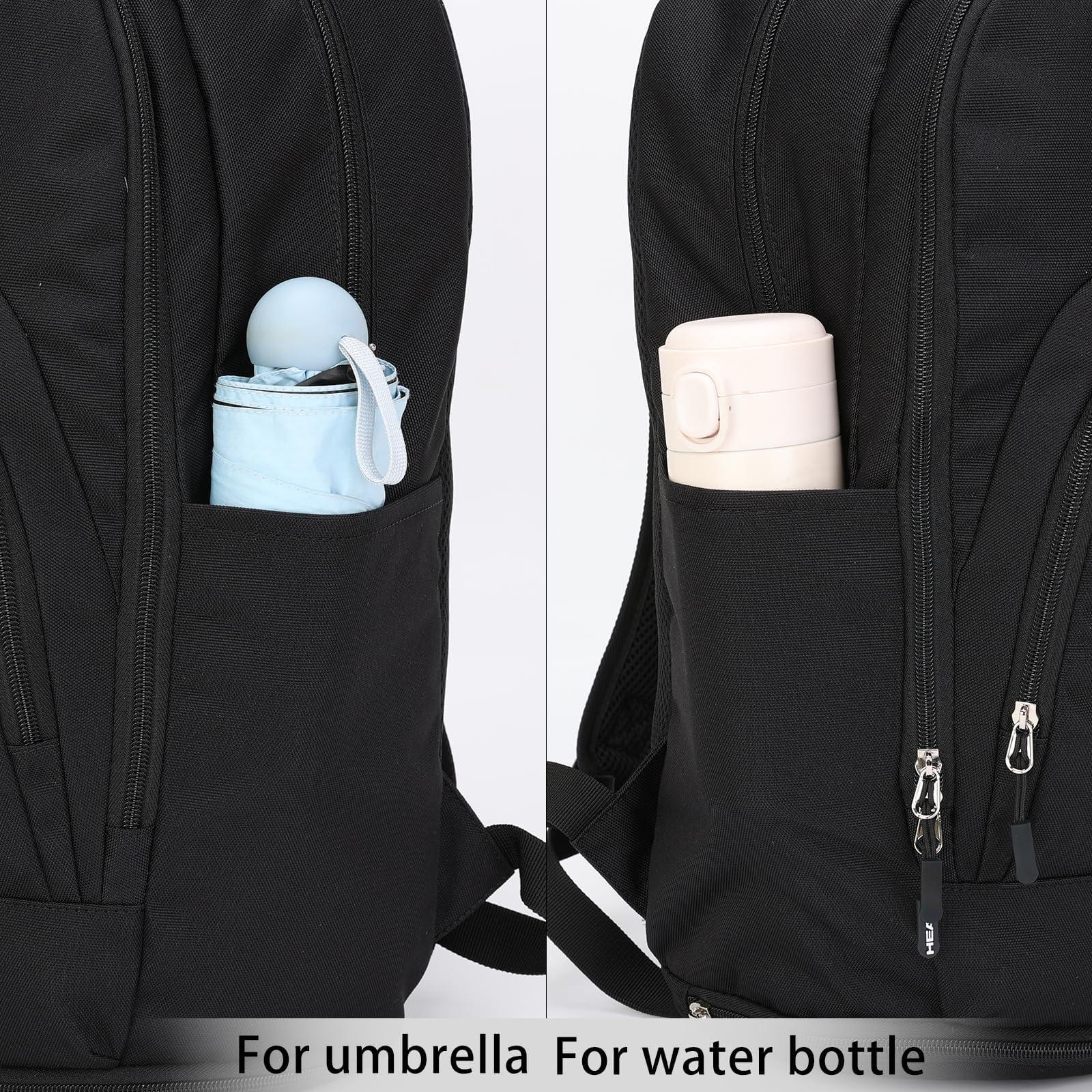 HEAD Waterproof Travel Backpack for Men, Lightweight 15.6 Inch Laptop Backpack with Shoes Compartment, Casual Daypack College Backpacks with 10 Pockets for Overnight/Sports Gym/Work/Fitness - Image 6